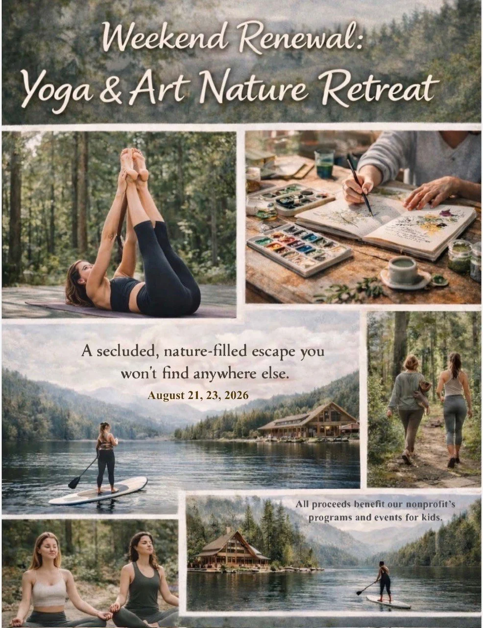 Yoga &amp; Art Nature Retreat | August 21-23, 2026