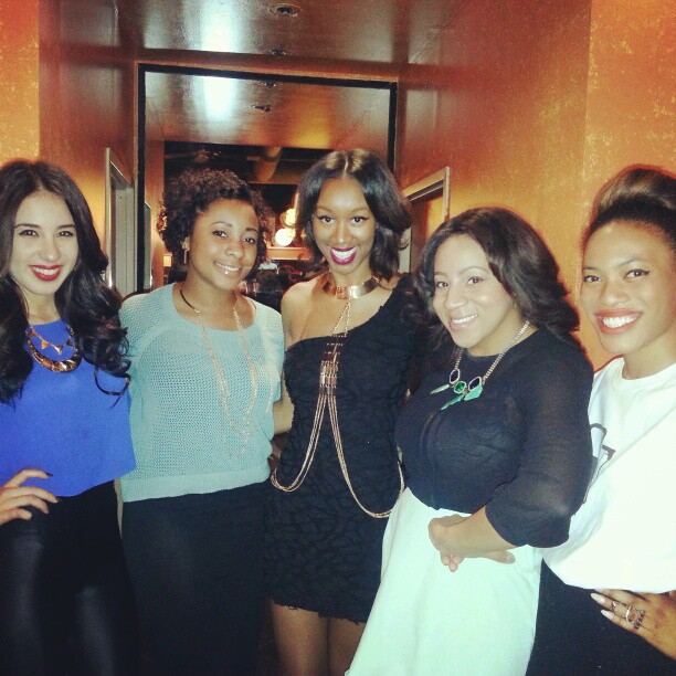 Me and my friends at my birthday dinner. (2013)
