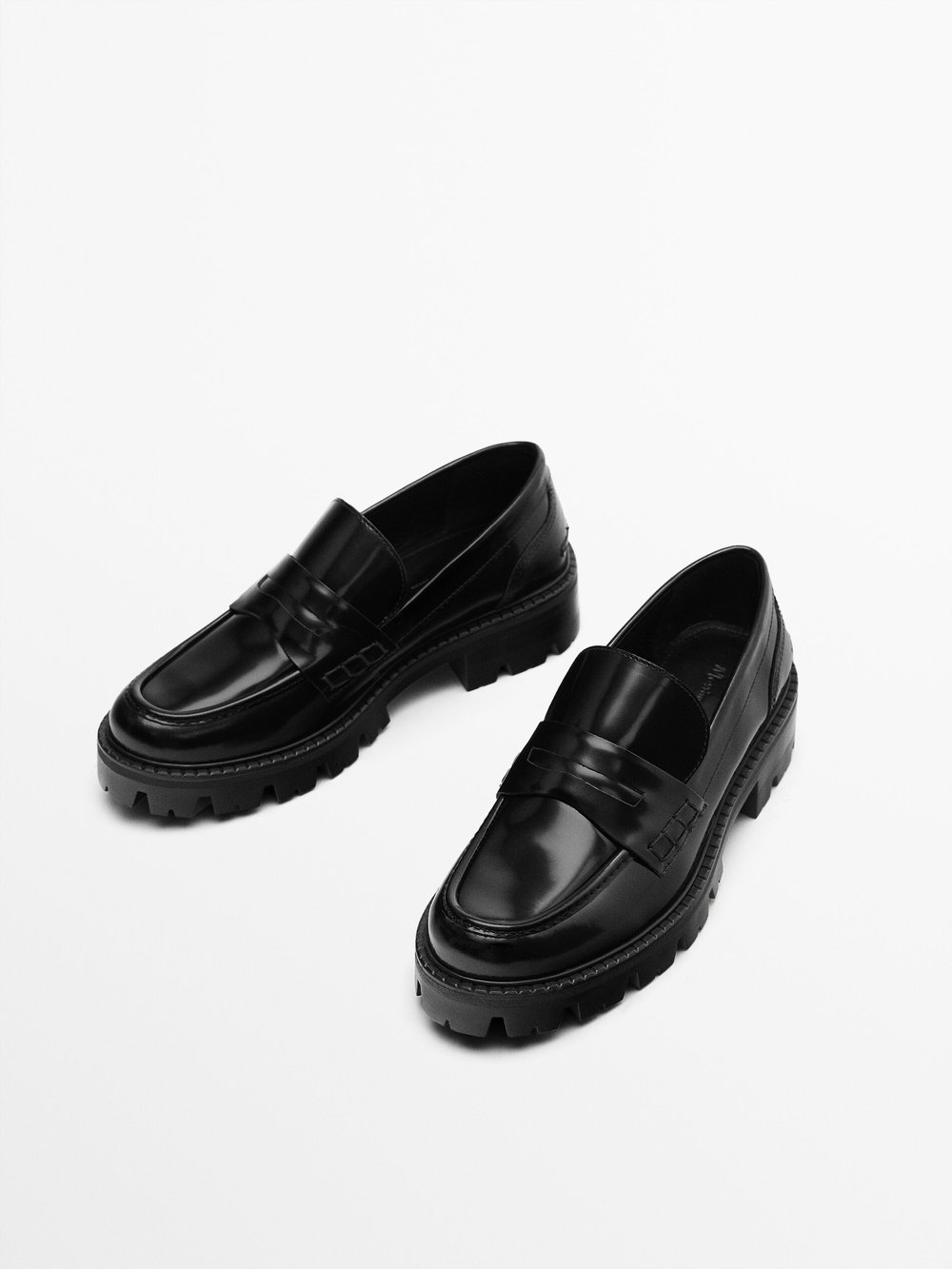 Tread Sole Loafers