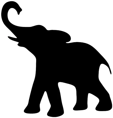 Free Free 271 Trunk Up Elephant Svg SVG PNG EPS DXF File