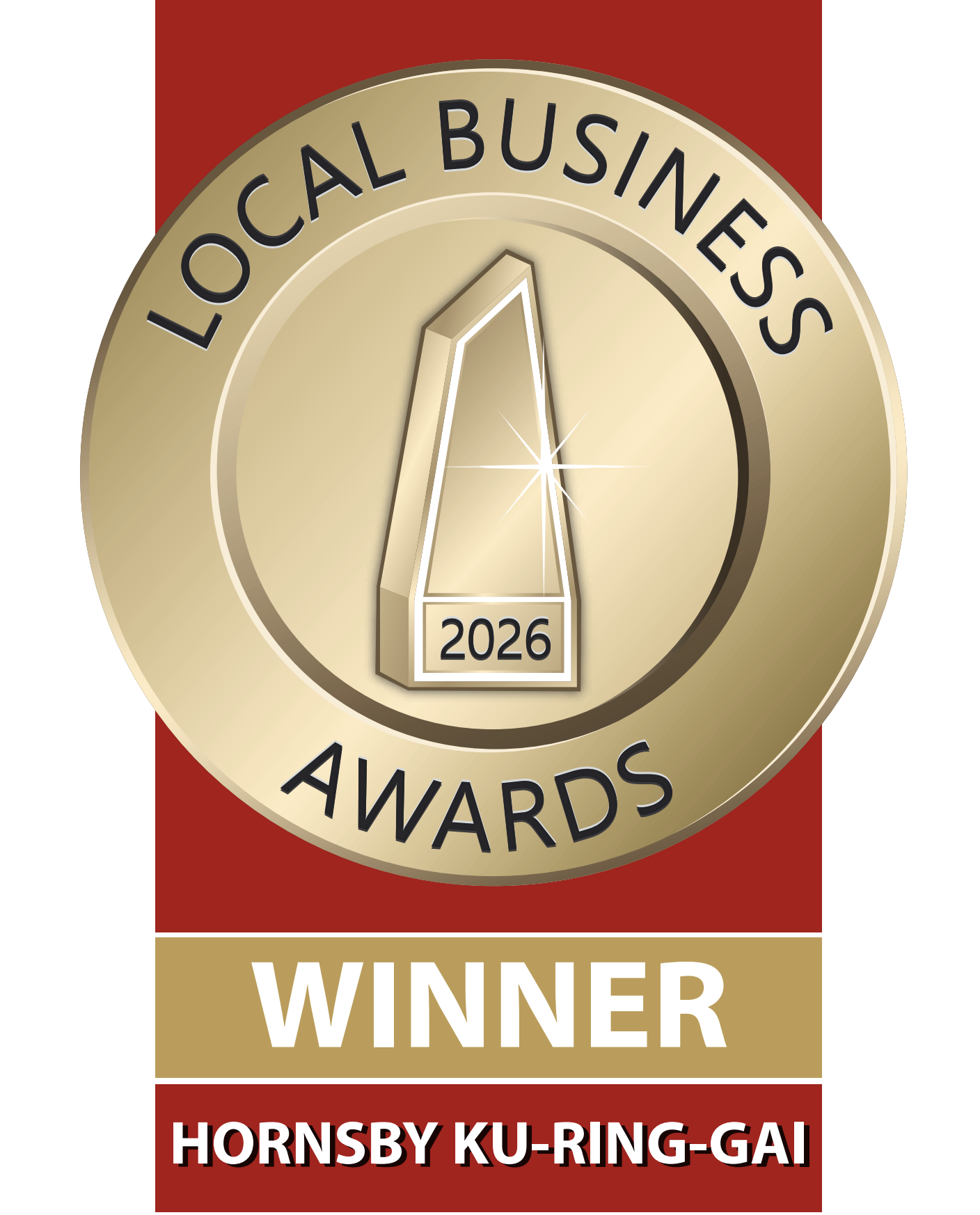Jazzy Photography winner of the sole operator award 2026 for the Local Business Awards in Hornsby Ku-Ring-Gai