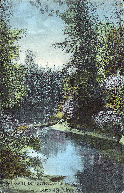 Noon quietude, a view on Mill Creek