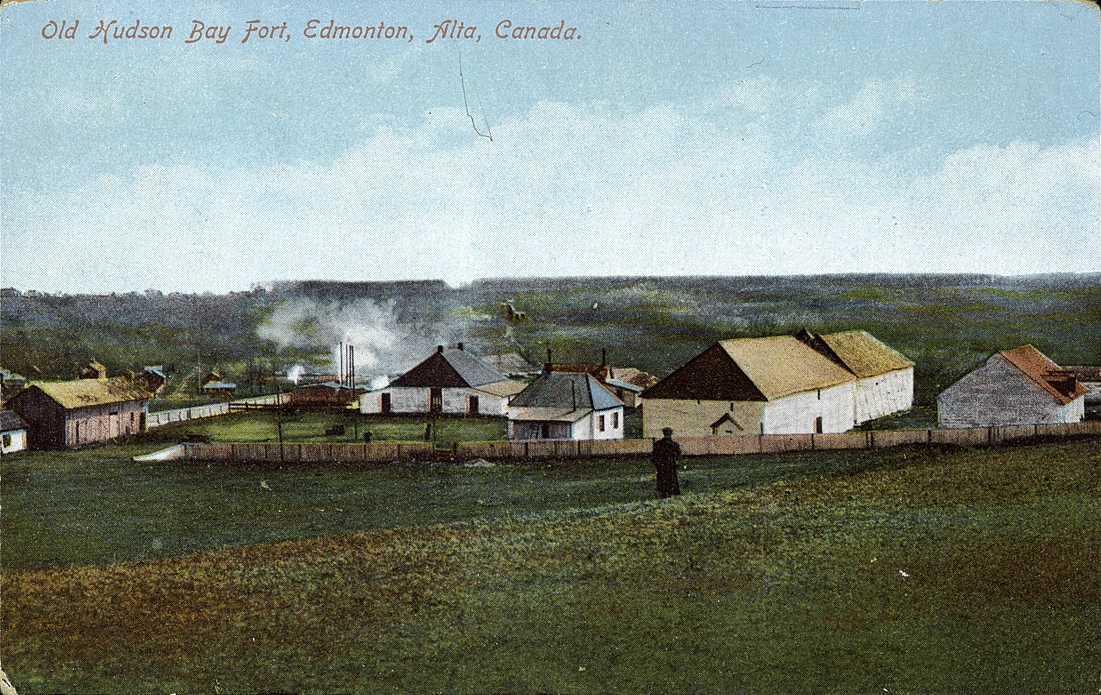 Old Hudson Bay Fort, Edmonton, Alta, Canada