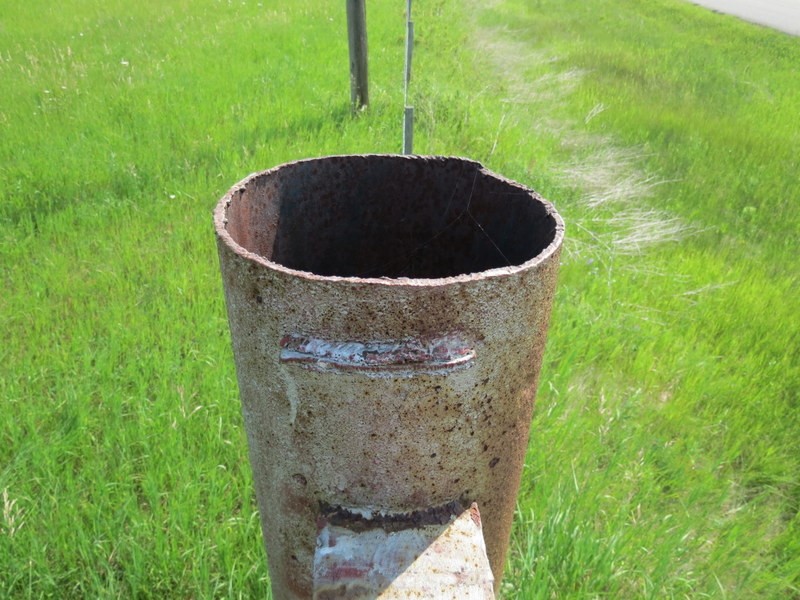 Pipes like this one are a hazard for small wildlife.