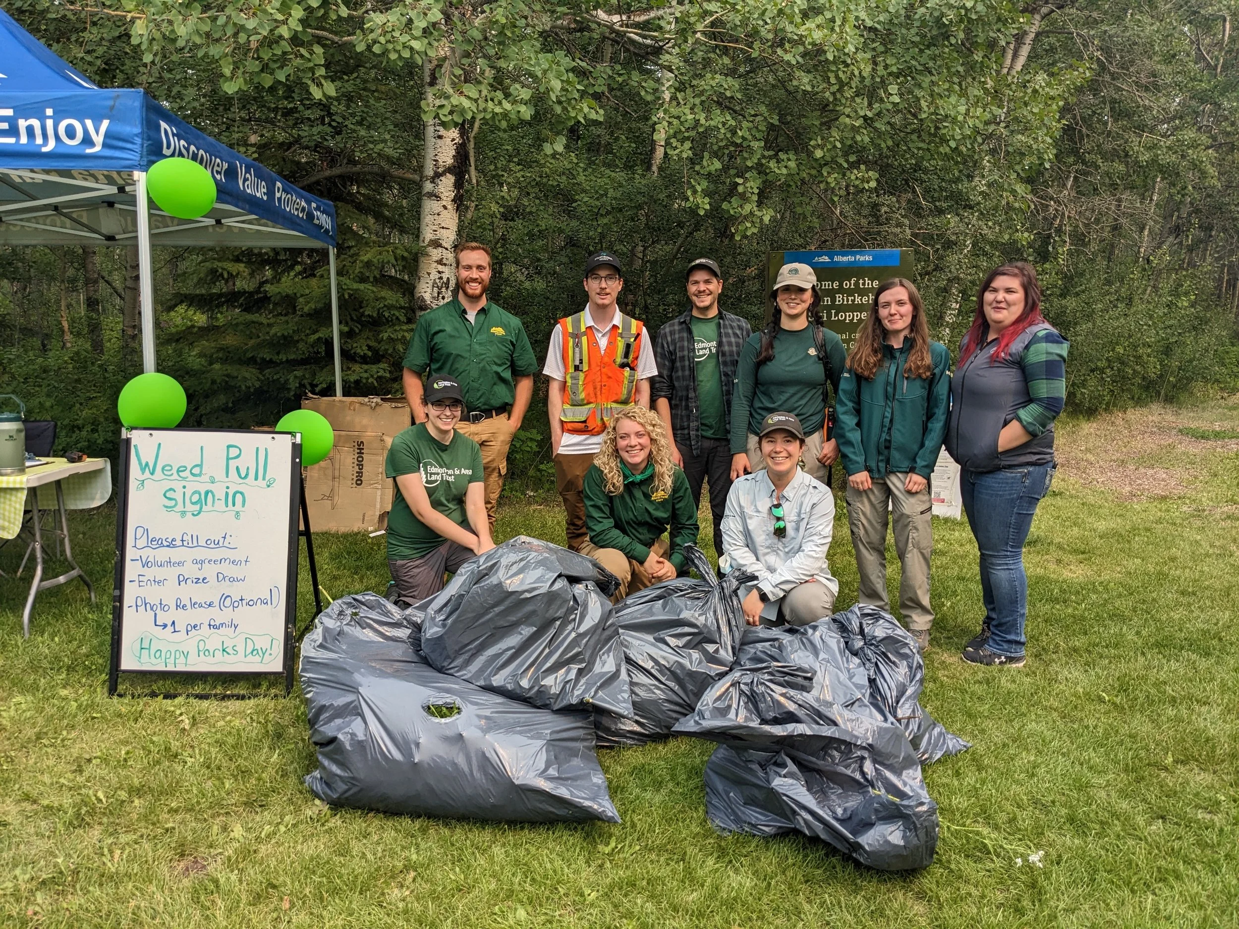 Pulling for Parks at Miquelon Lake Provincial Park