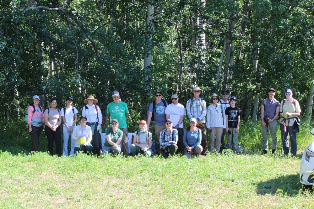 the first team of restoration volunteers