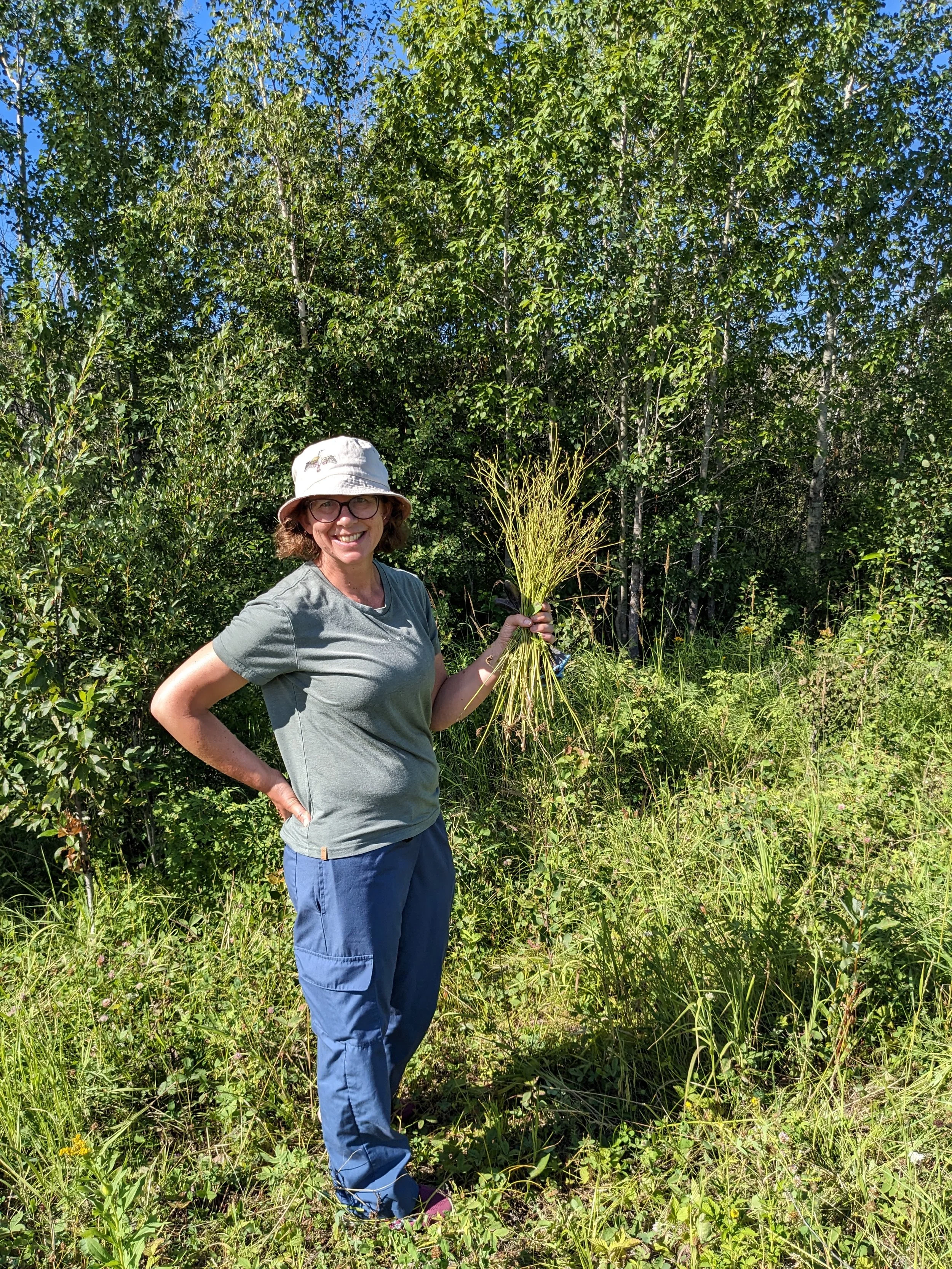 Invasive Plant Removal near Arnault Lake