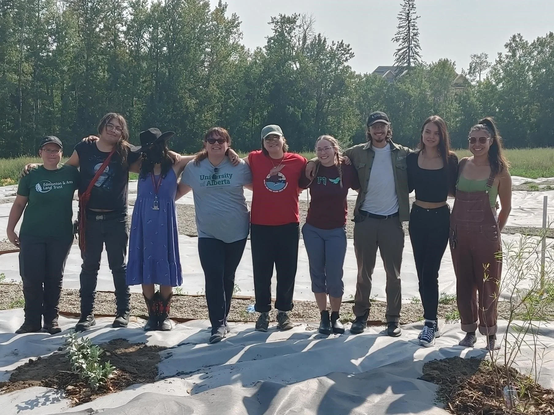 Planting the Medicine Garden at the North Saskatchewan River