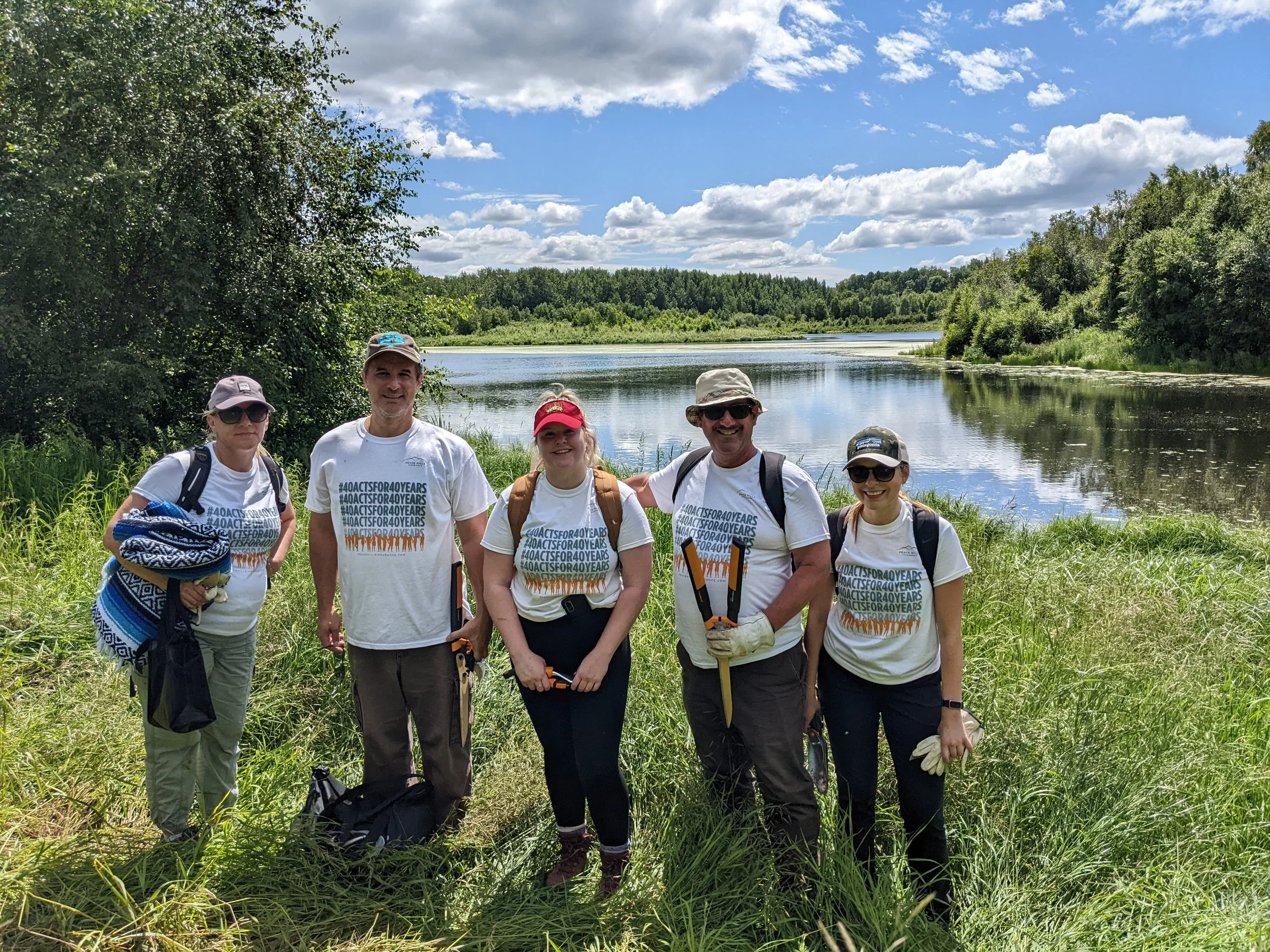 Group & Corporate Volunteers — Edmonton & Area Land Trust