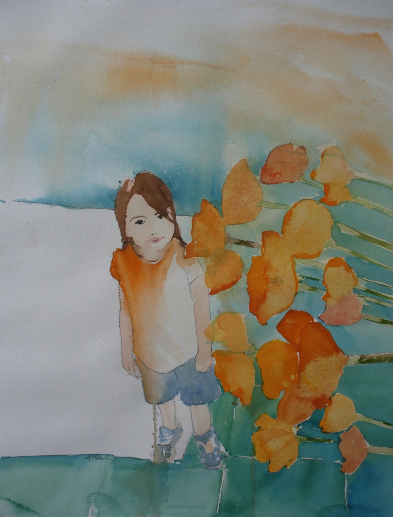 Athena in the Poppies