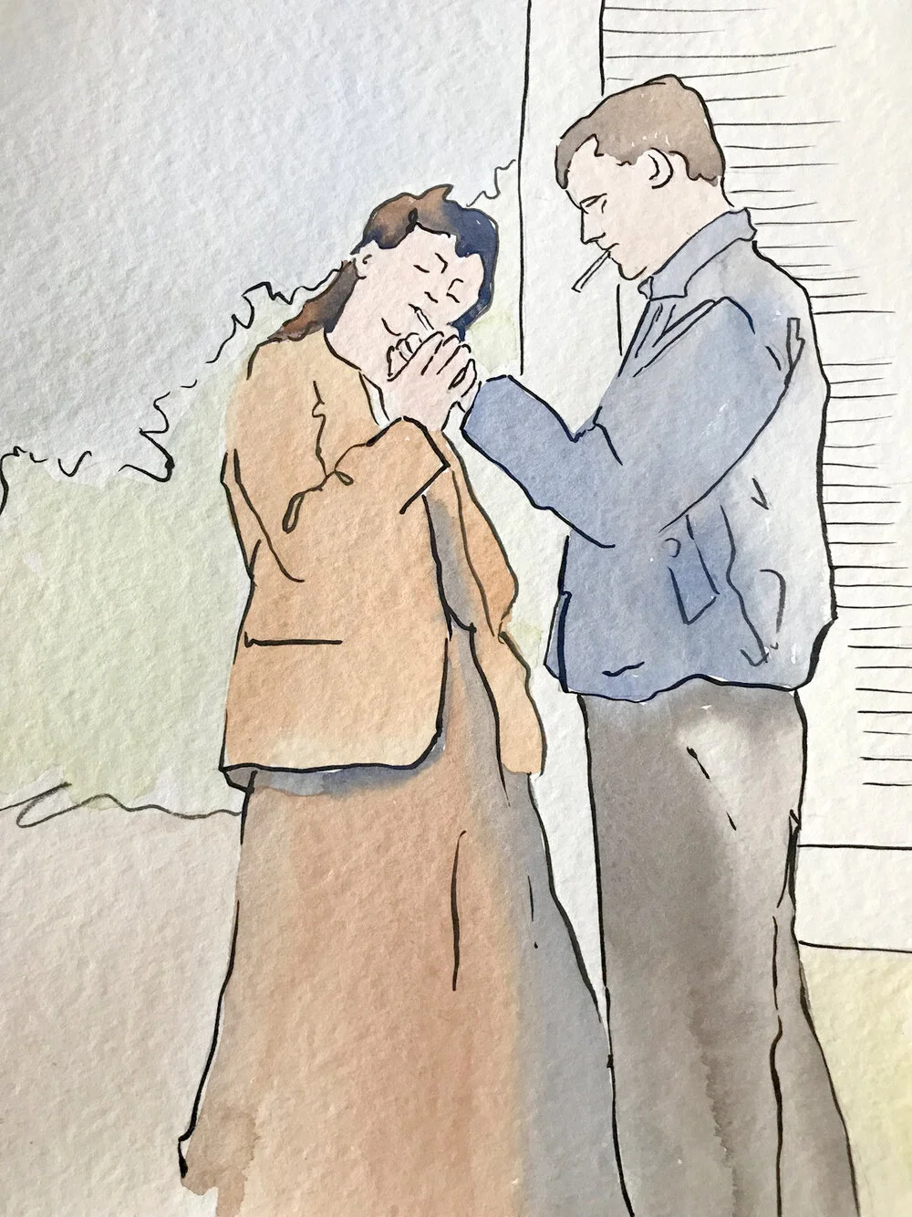 A Green Sharing a Smoke.jpg
