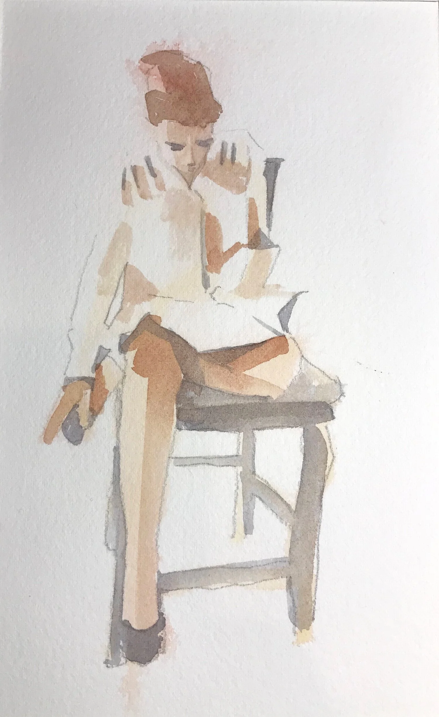 Girl Reading by Amanda Green