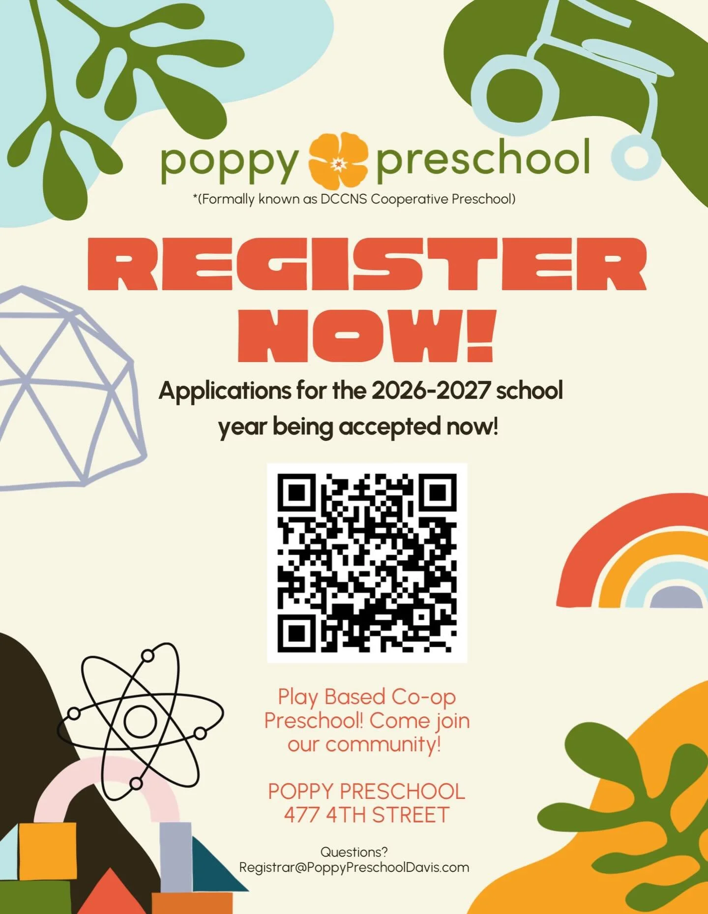 Don&rsquo;t forget to register now and get your spot for the 26/27 school year!