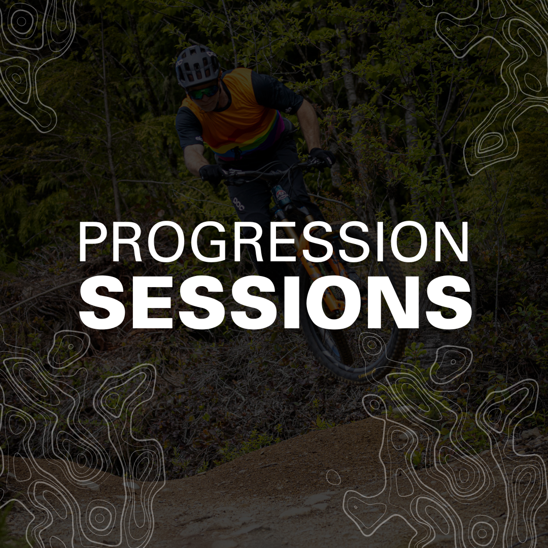 Progression Sessions Foundations, flow, precision mountain bike lessons all levels