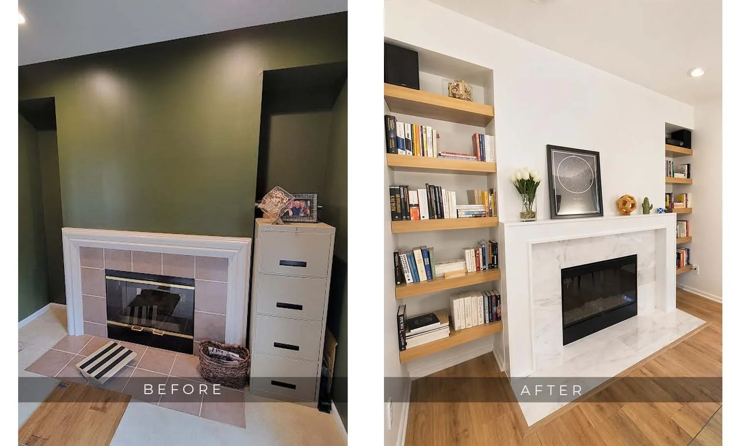 Twinsburg Fireplace Before After.jpg