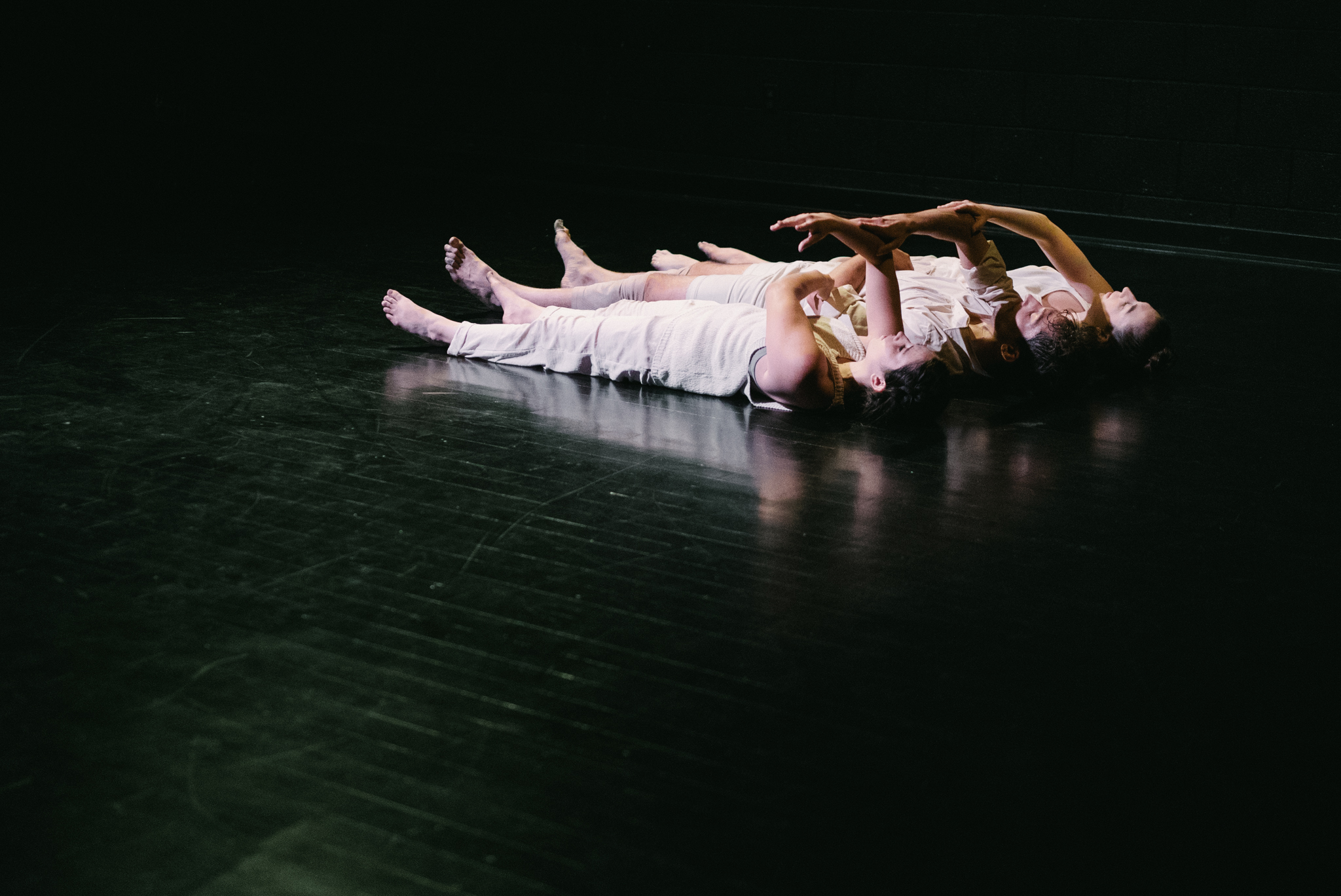 Left to right: Matsukawa, Mont-Eton, and Falls in "Homeward". Photo by Dat Nyguyen/Motion Vivid, lighting by James K. Larsen. 