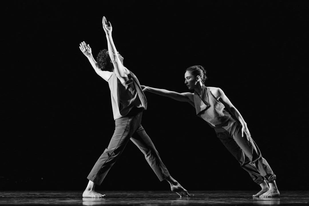 Yebel Gallegos and Melissa Younker in Kate Weare's Unstruck . Photo by Stuart Ruckman.