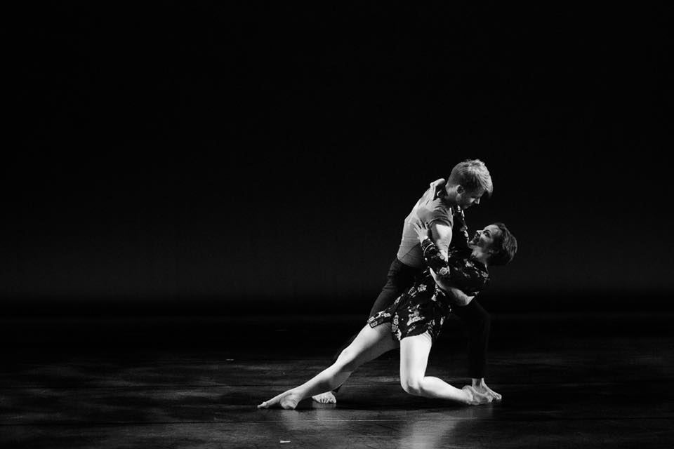 Tyler Orcutt and Tiana Lovett in Efrén Corado Garcia’s “Collateral Beauty." Photo by Sharon Kain.
