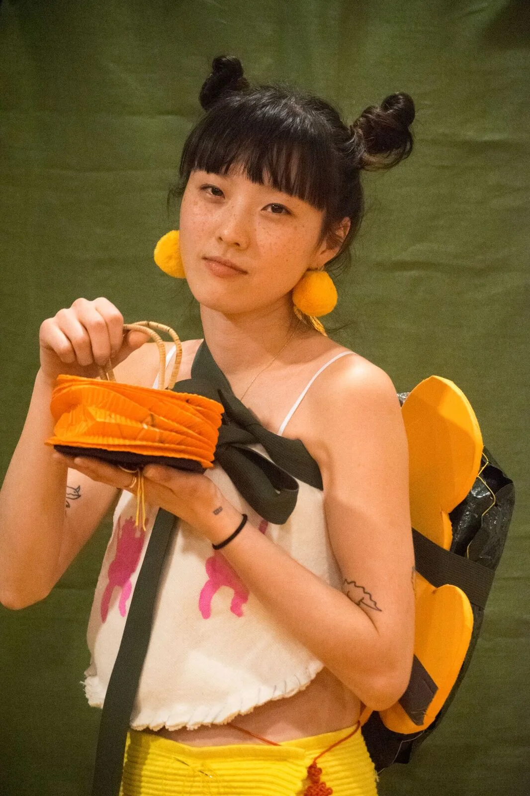 Obstructions , Haejin Lee in performance installation "Greencard: I am an immigrant"