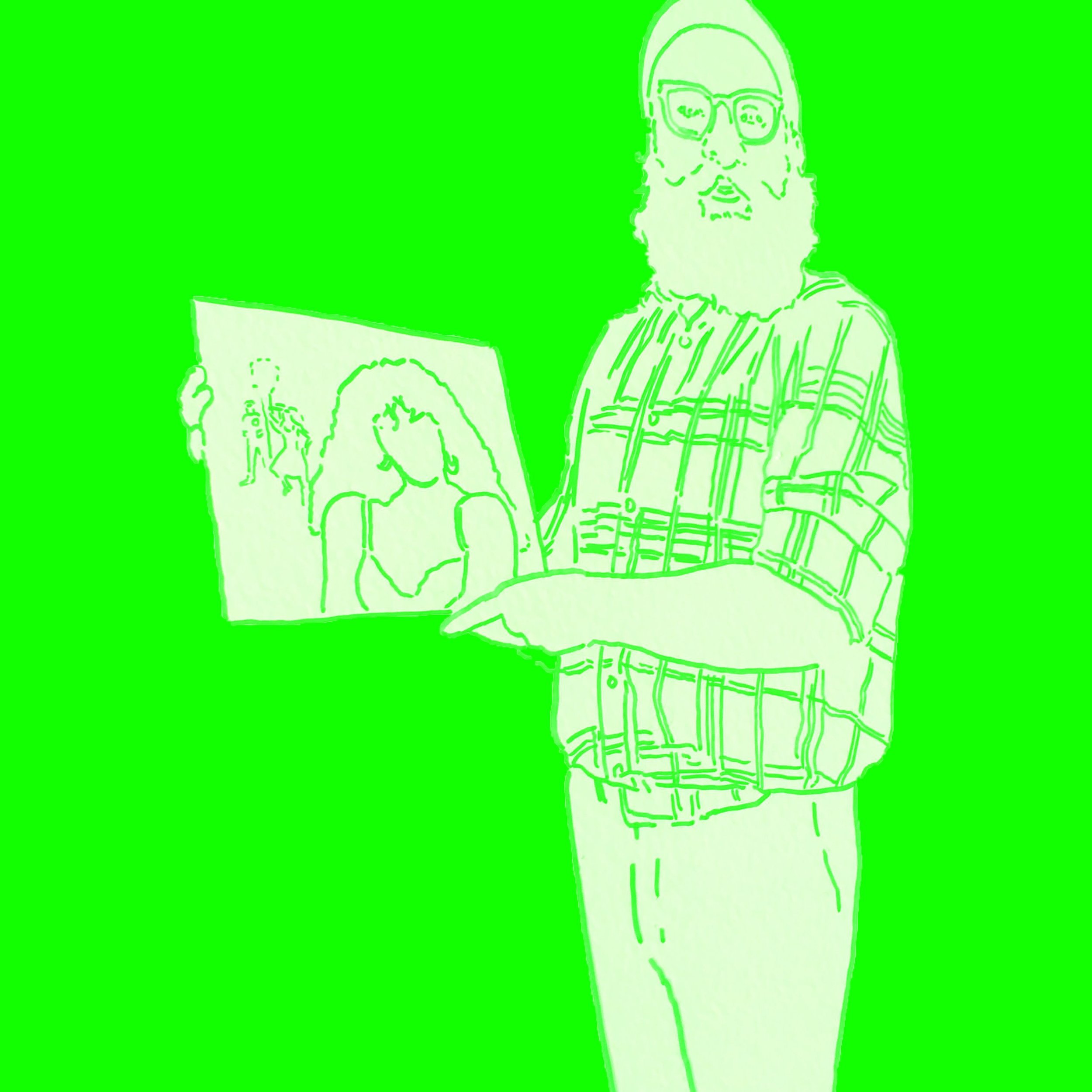 Lincoln Lysager himself, all artwork by Linda Frank