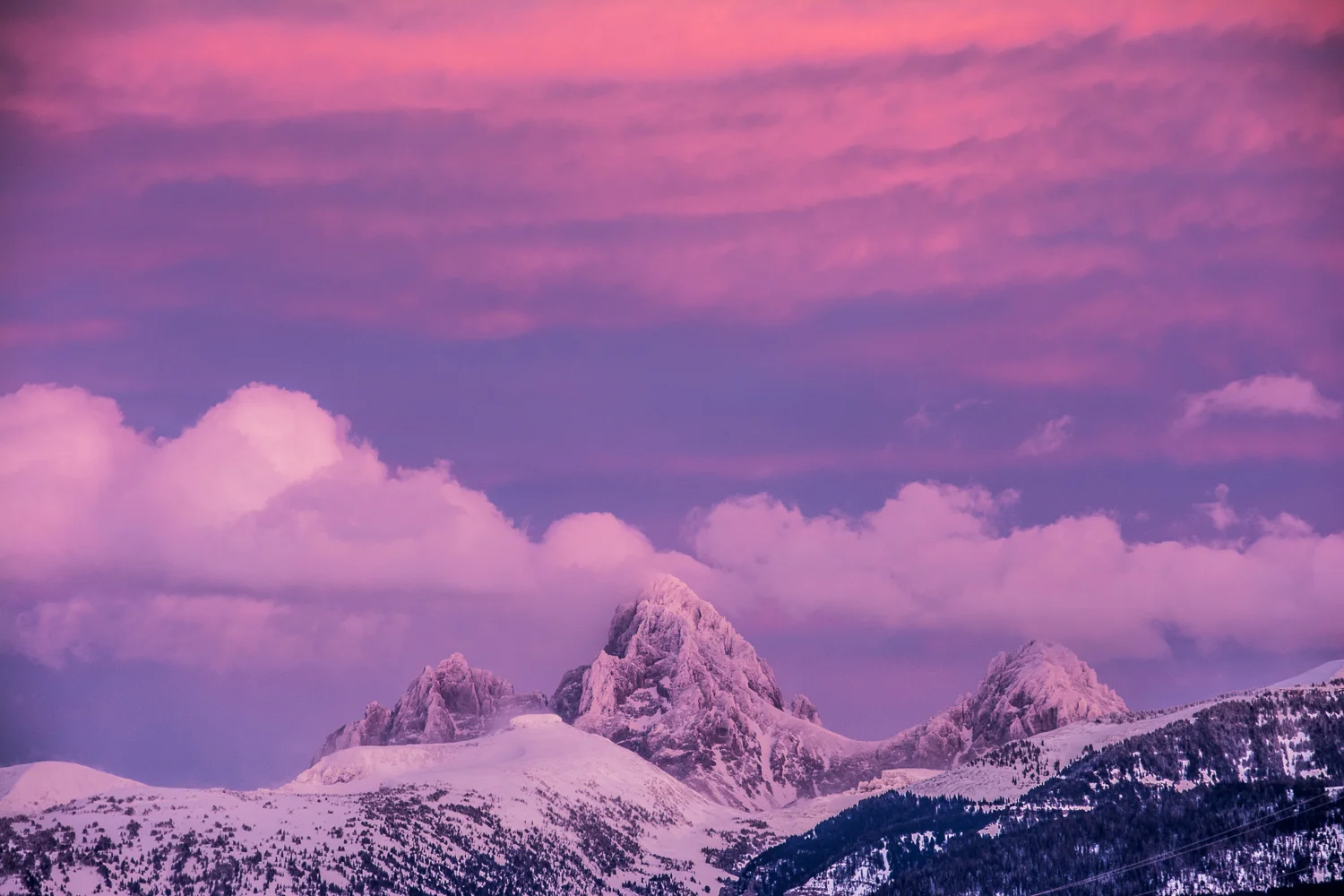 Grand, Middle, and South Teton