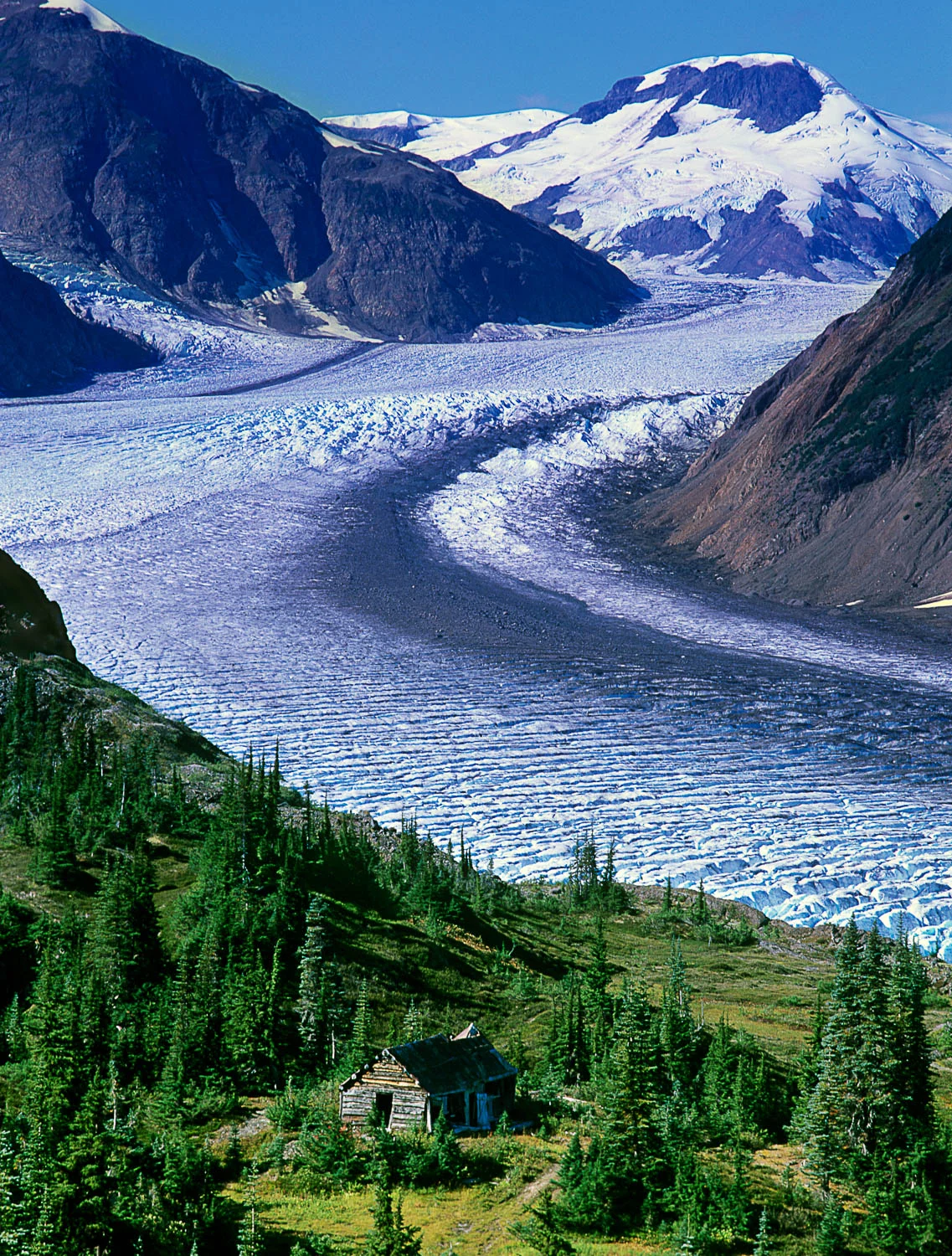 Miners Cabin and Salmon Glacier