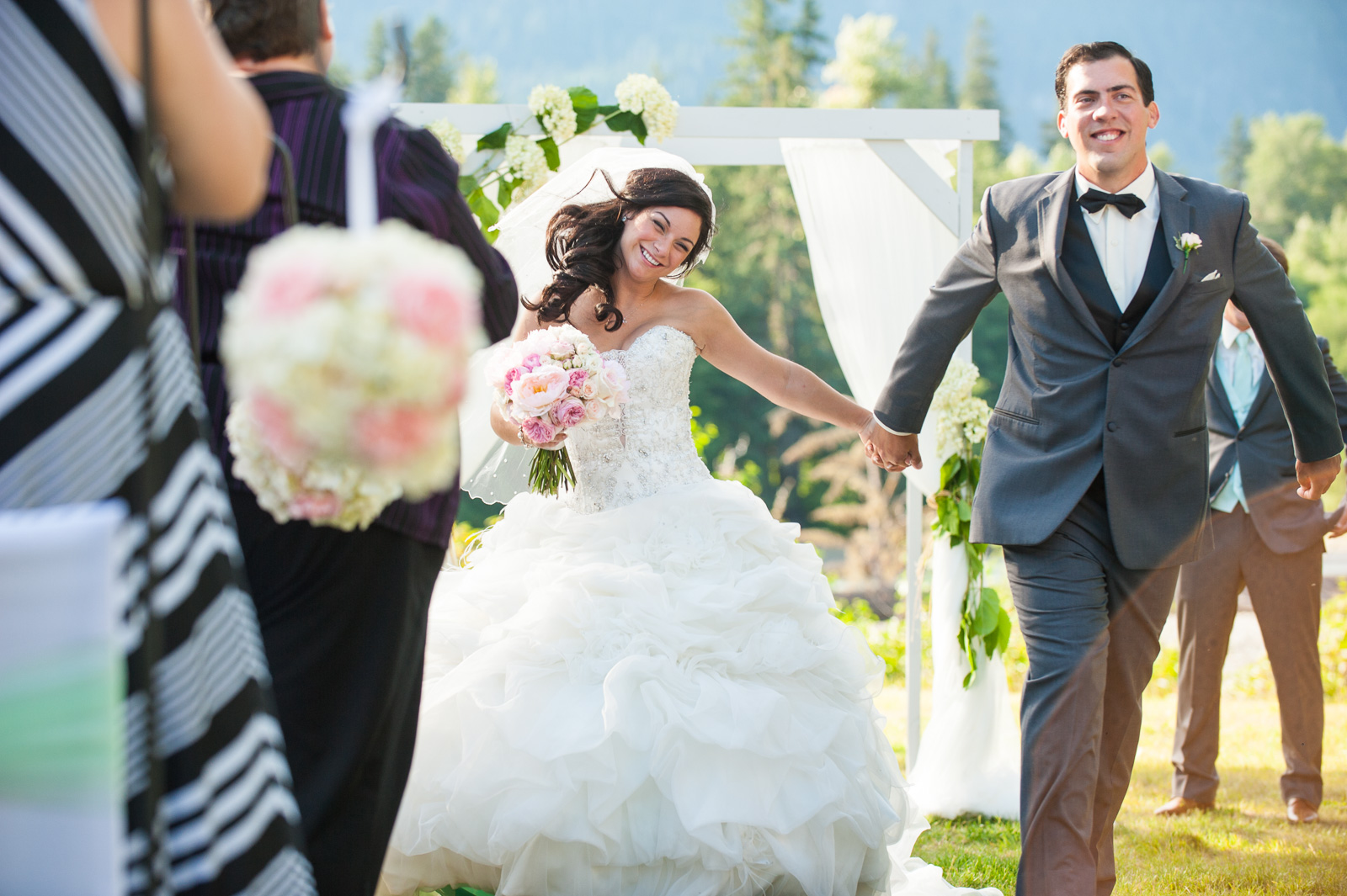   ^ “We did it!”   It’s easy to tell you that the endless amount of candid moments at weddings are the most amazing. &nbsp;Darlene and Rob had an eventful day, which postponed their wedding ceremony by a number of hours. &nbsp;However when it came do