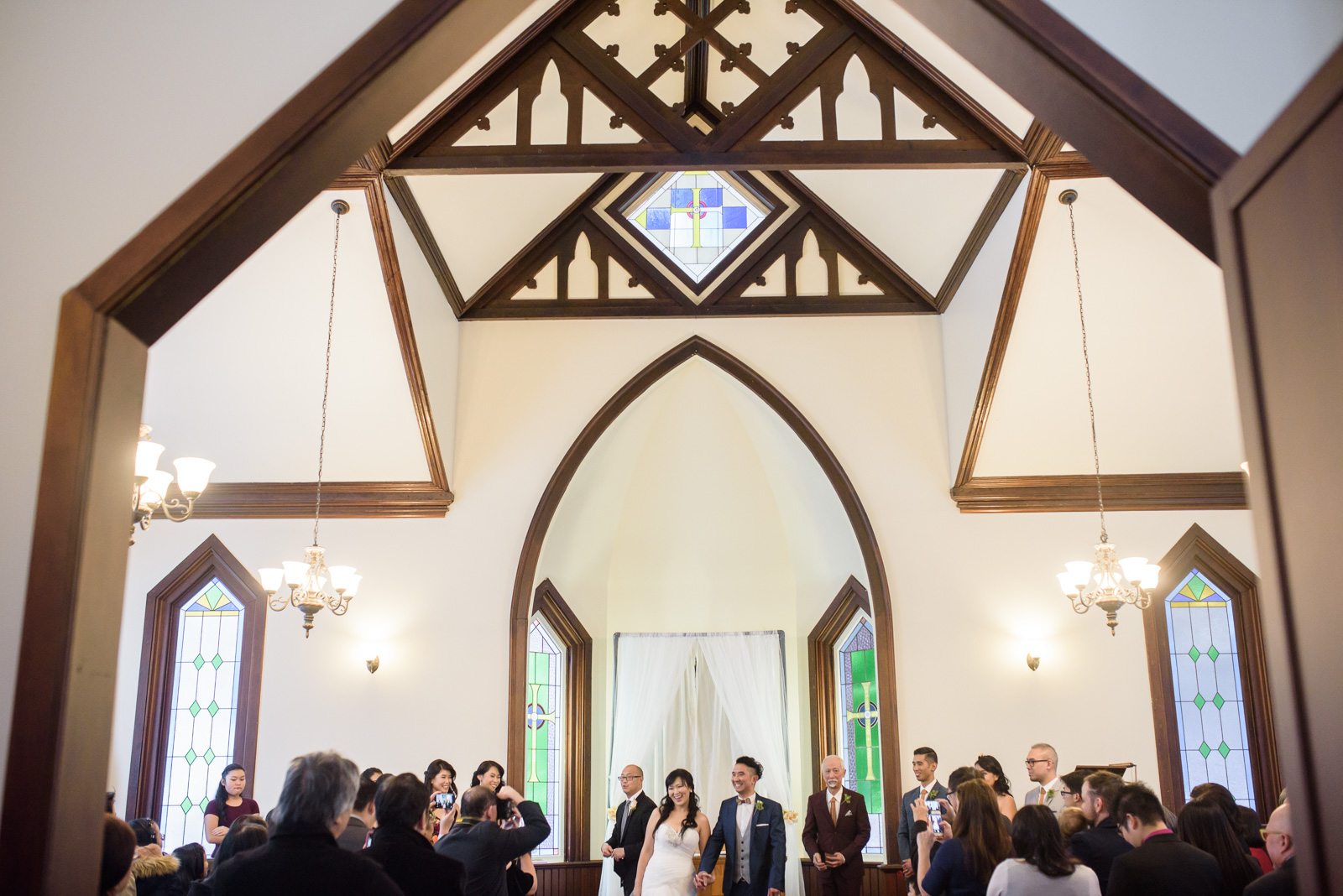 wedding at at minoru chapel in richmond - victoria wedding photographer