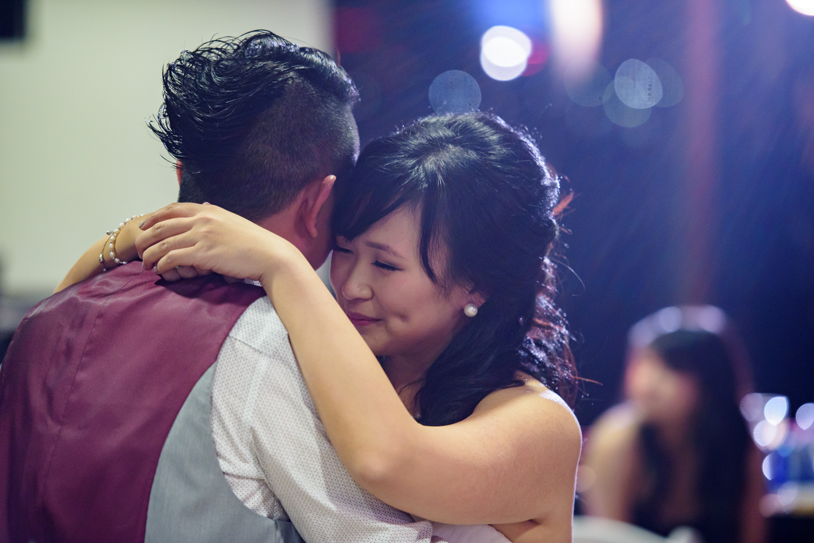 married couple first dance at masquerade wedding at ubc boathouse in richmond bc - victoria wedding photographer