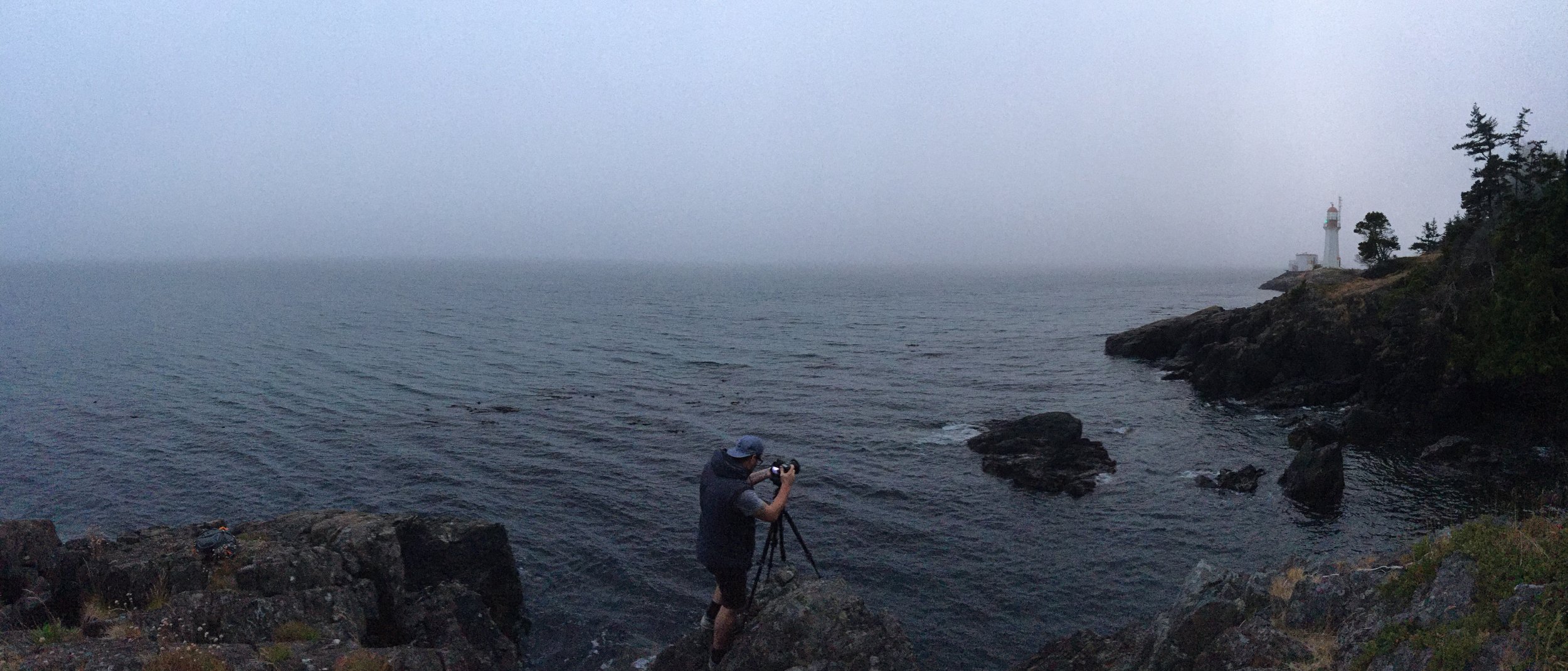  Shortly after capturing the first photo of the Lighthouse, the fog came rolling in fast and heavy.&nbsp; They sure don't call it "Fogust" for nothing! 