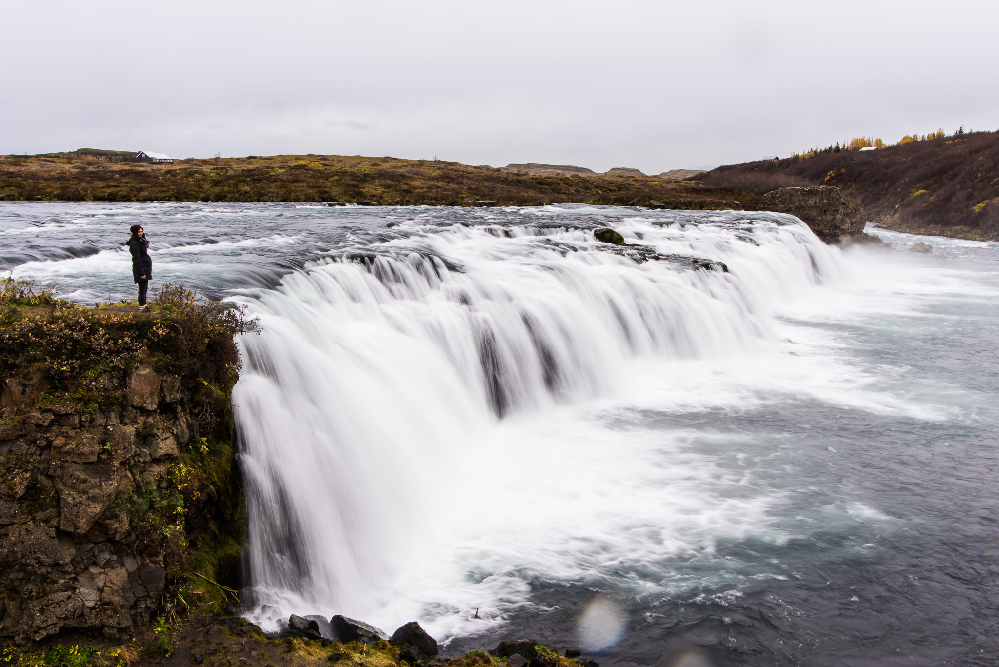 Sayde overlooking Faxifoss.