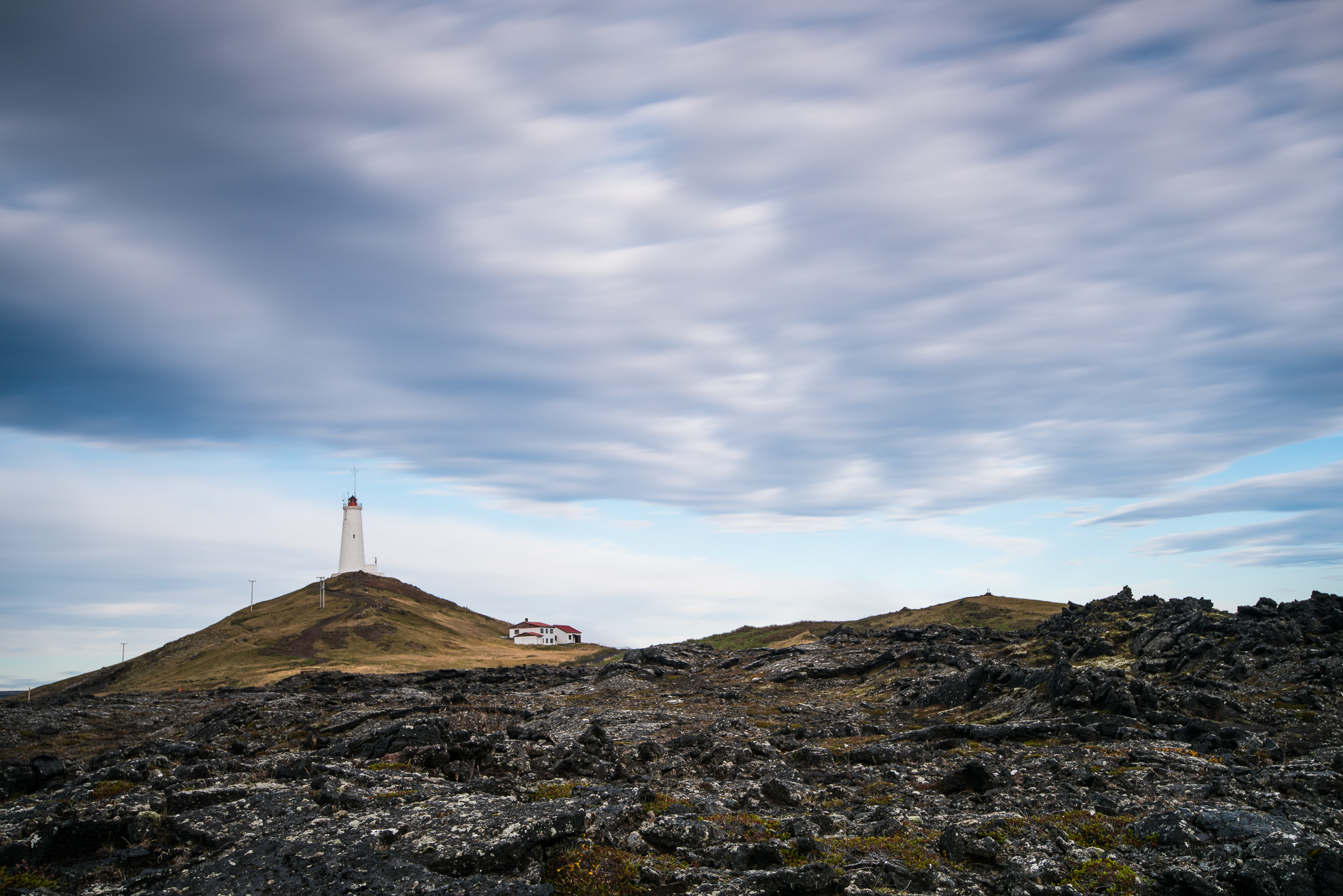 Dramatic clouds and lighthouses galore.