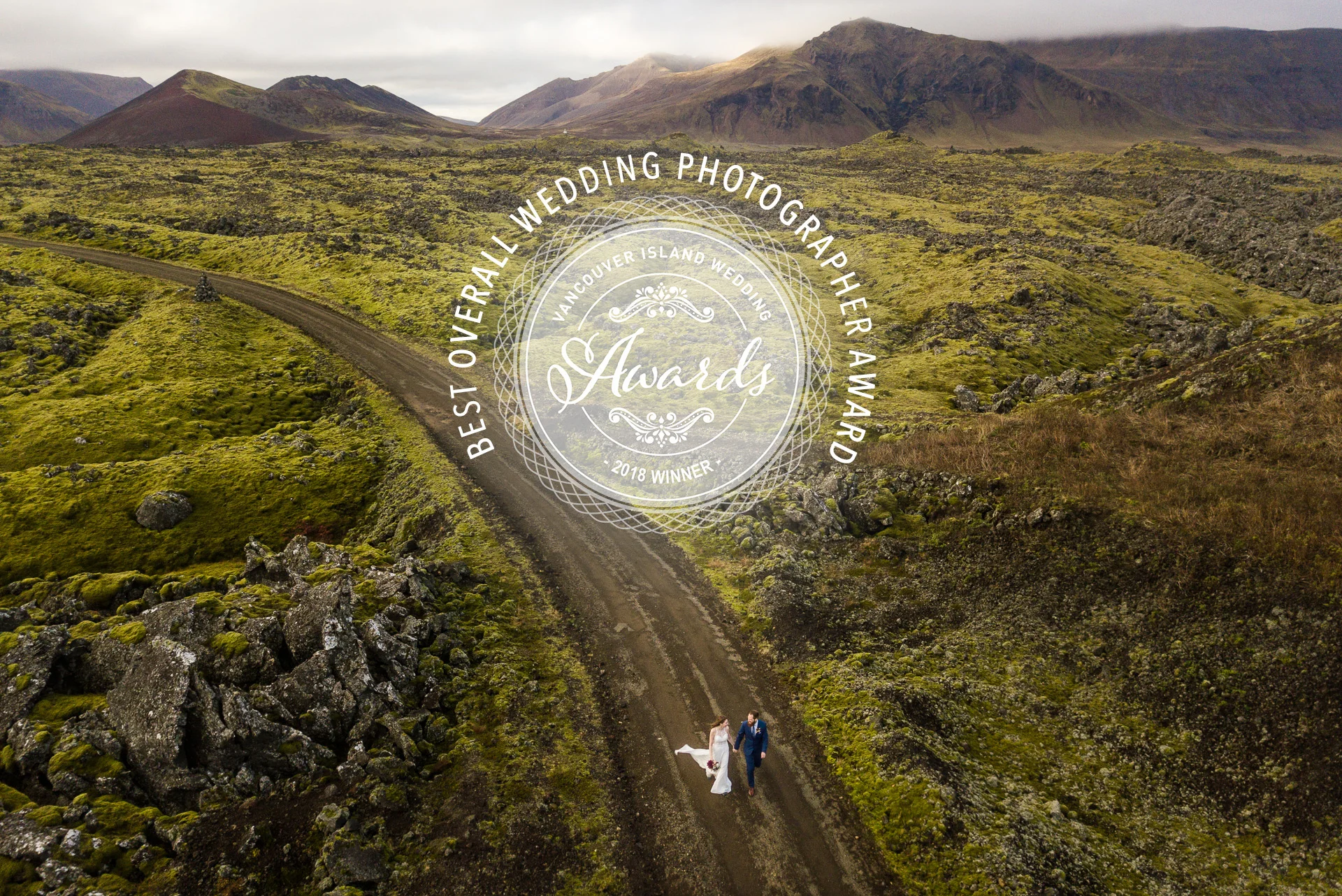 2018 Winners of the “Best Overall Wedding Photographers” award from the Vancouver Island Wedding Industry Awards