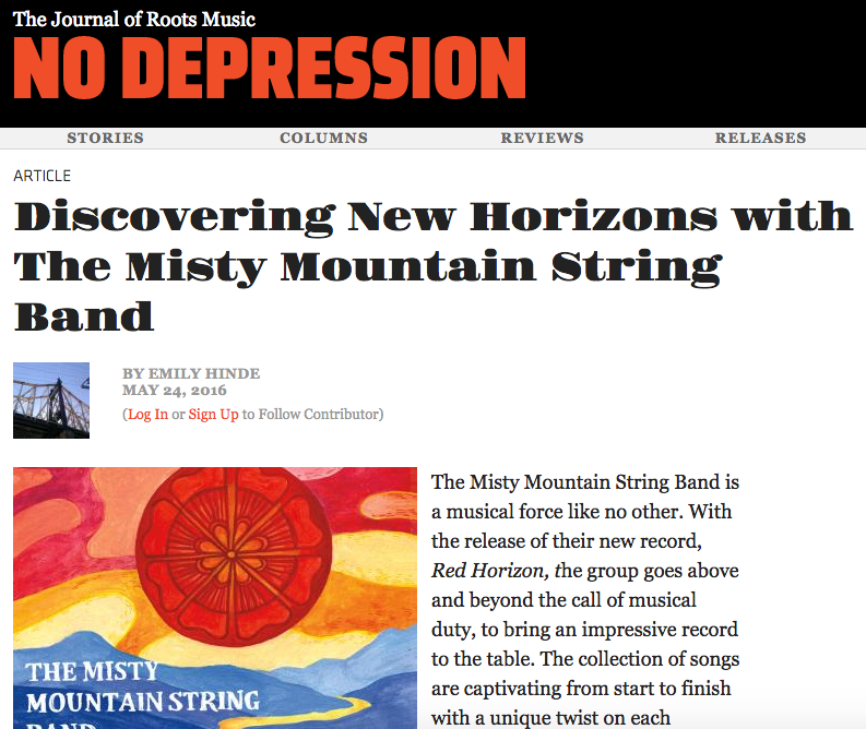 No Depression interviews the band
