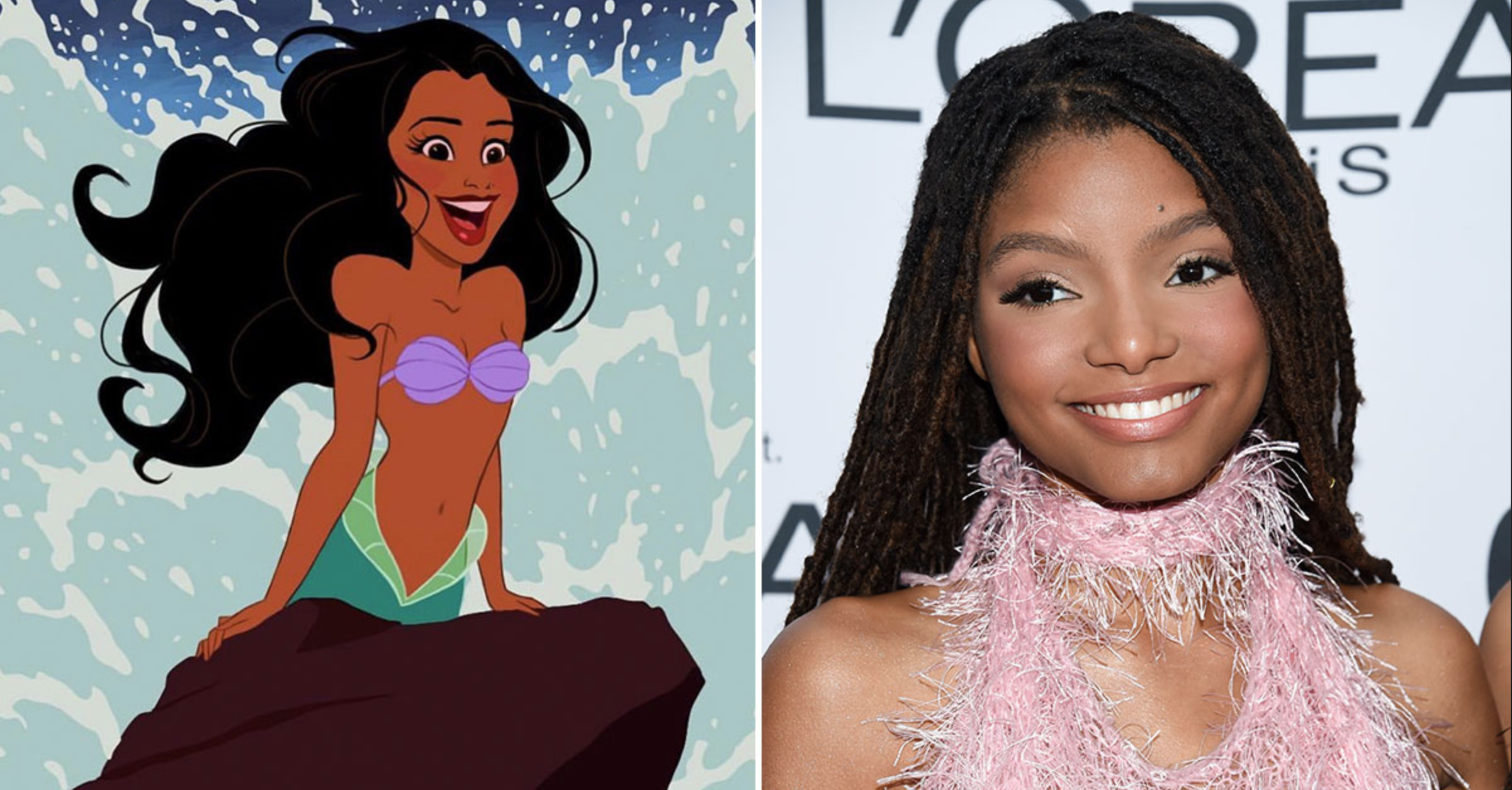 Halle Bailey to Star As Ariel in Disney’s “Little Mermaid” Live-Action Remake - image from www. gossiponthis.com