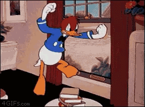 Angry Donald Duck
