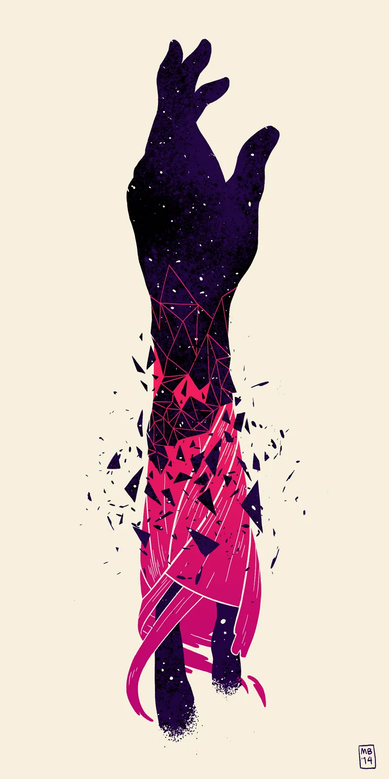 Hand vector