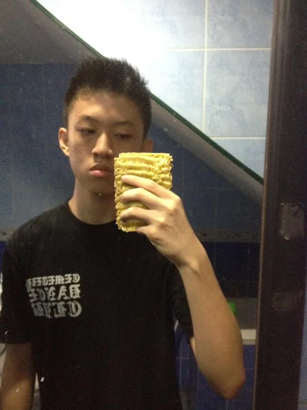 Noodle selfie by brian imanuel 