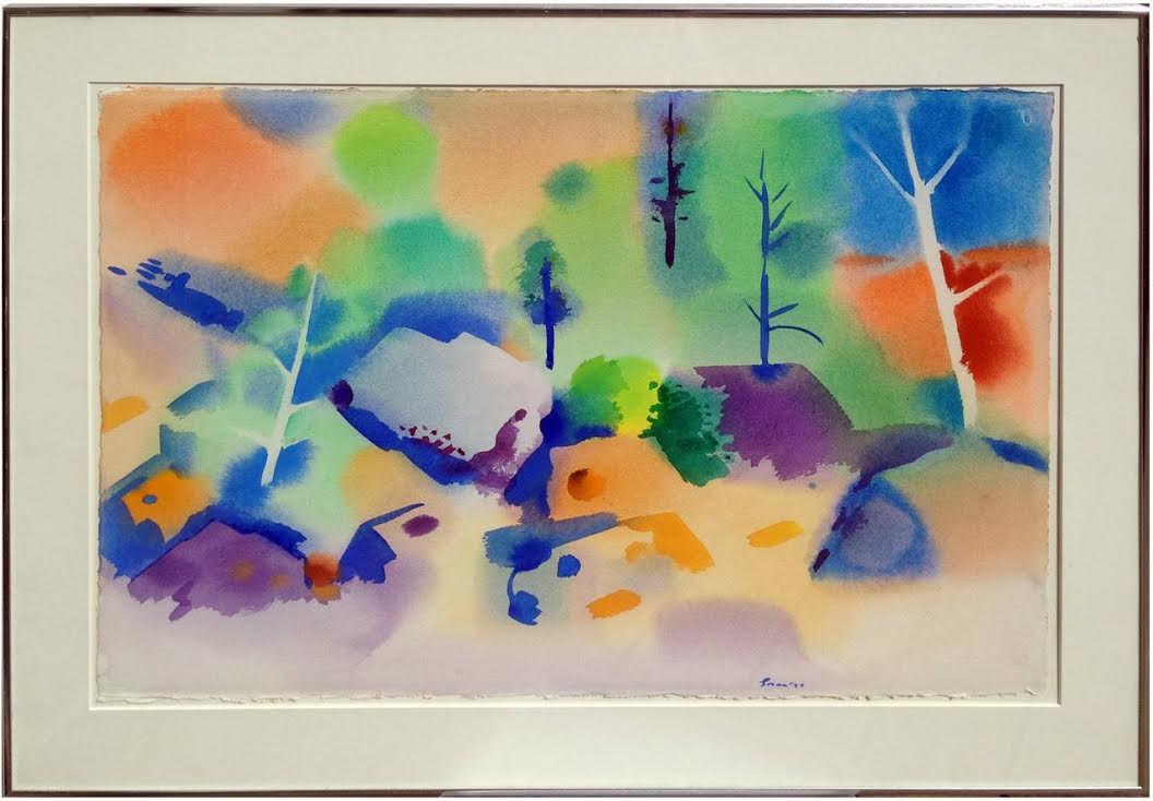 Boulders and Trees_Erle Loran 
