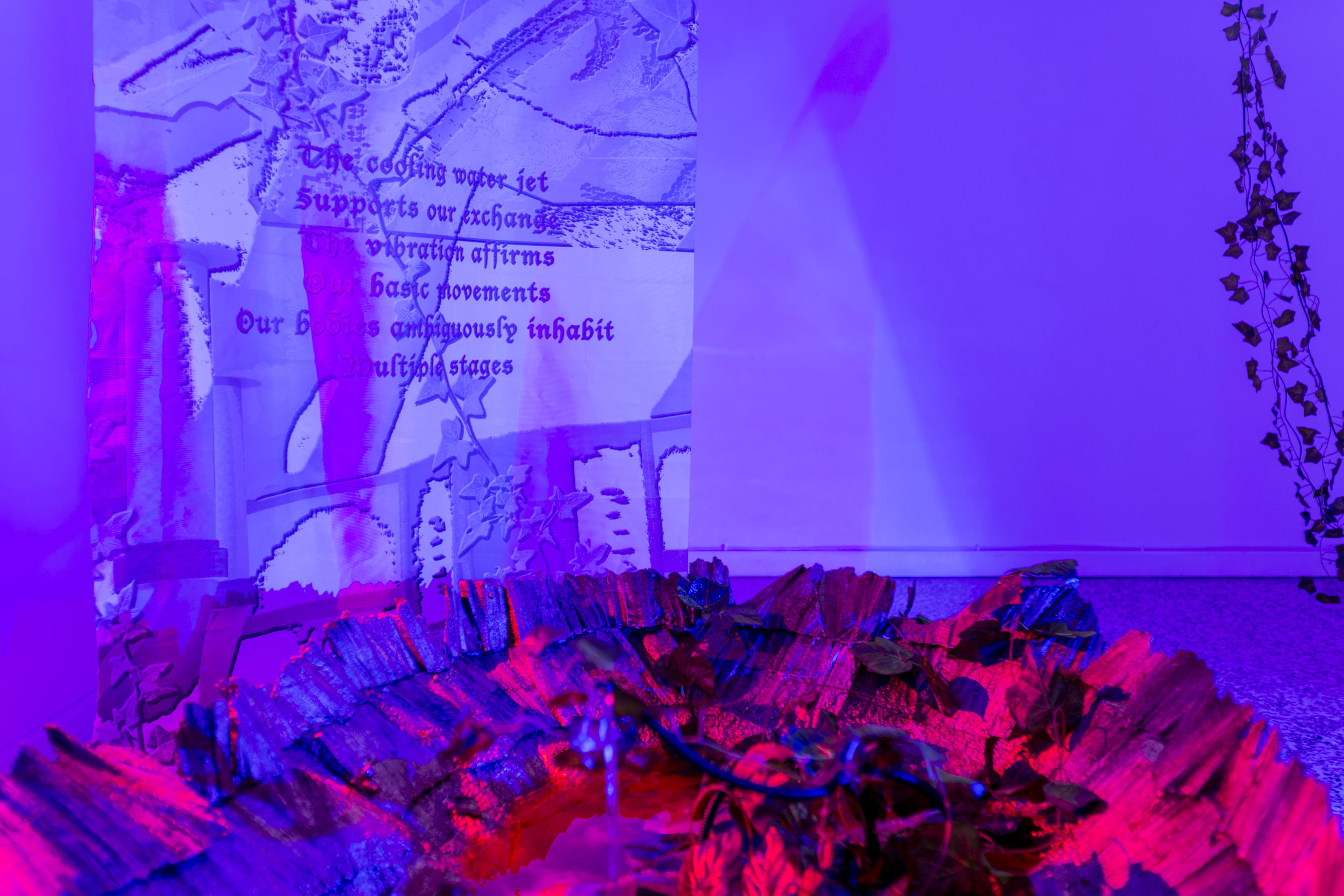  Lea Collet &amp; Marios Stamatis, Is it like the Ocean?, 2017, detail shot    