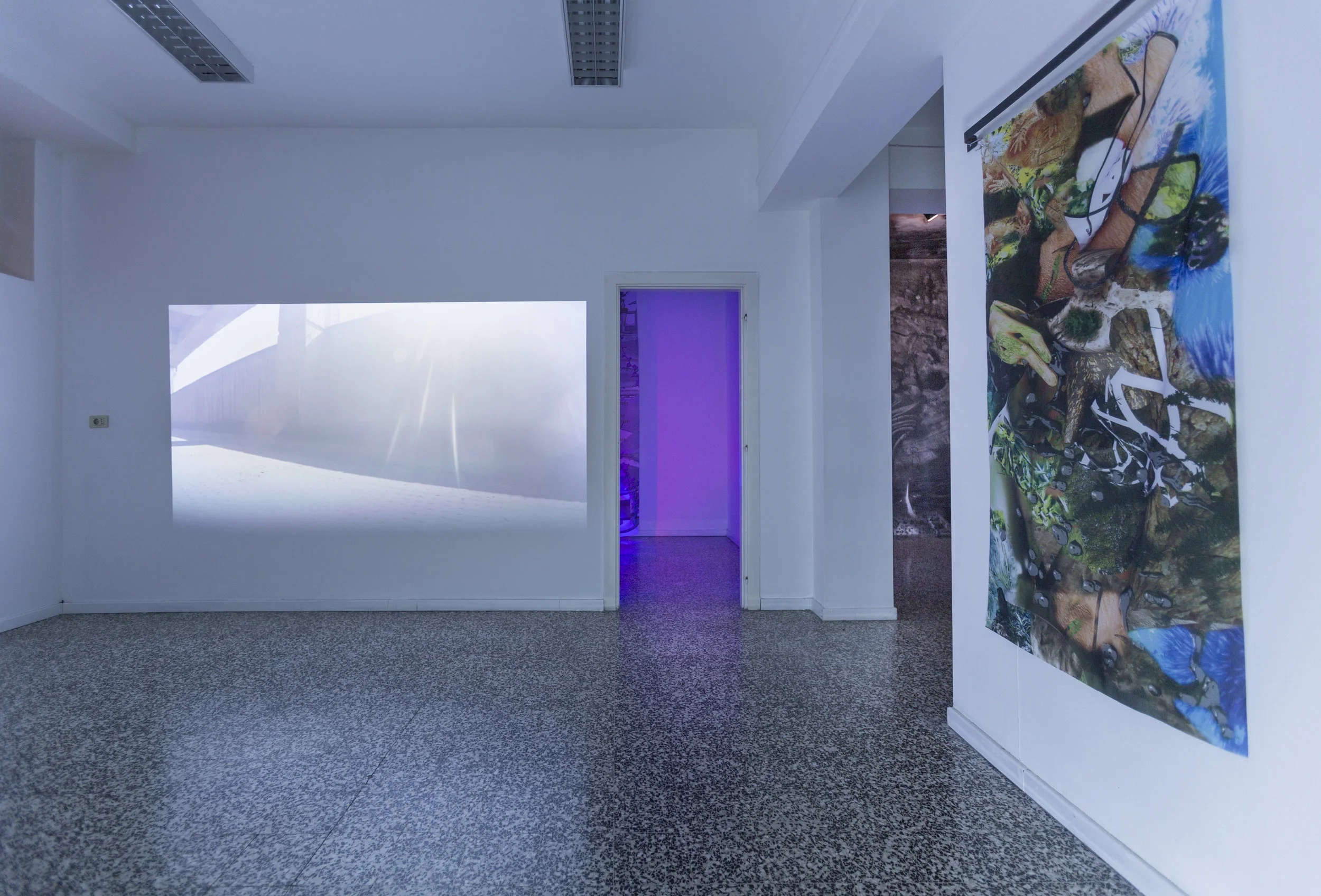  Left: Anna Mikkola, Molecular Eye, 2017, Right: Eva Papamargariti, Facticious Imprints, 2016, ongoing series