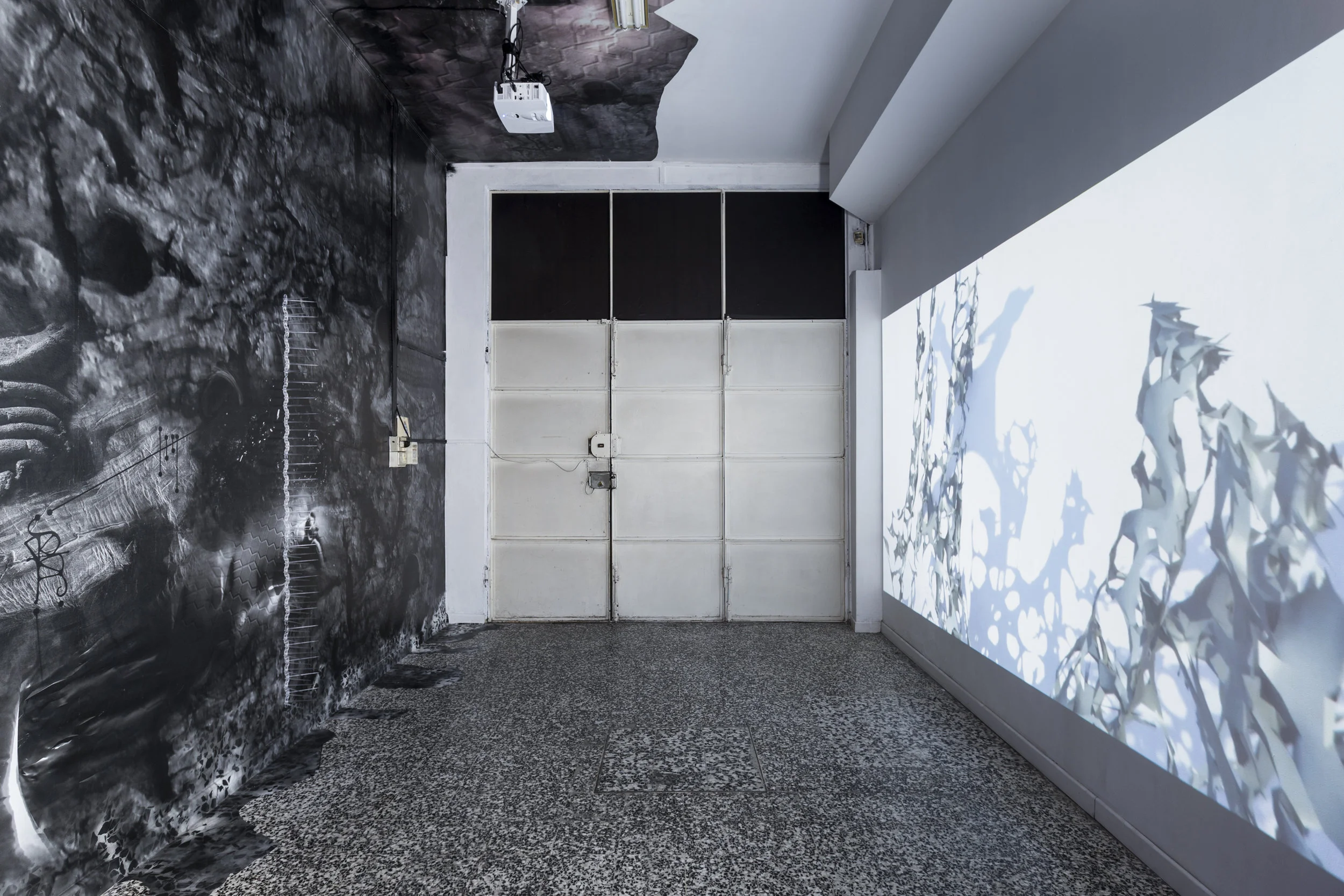  Left: Joey Holder, Porphyrin [πορφύρα], 2017; &nbsp; &nbsp; &nbsp; Right: Eva Papamargariti, Facticious Imprints, 2016, ongoing series  