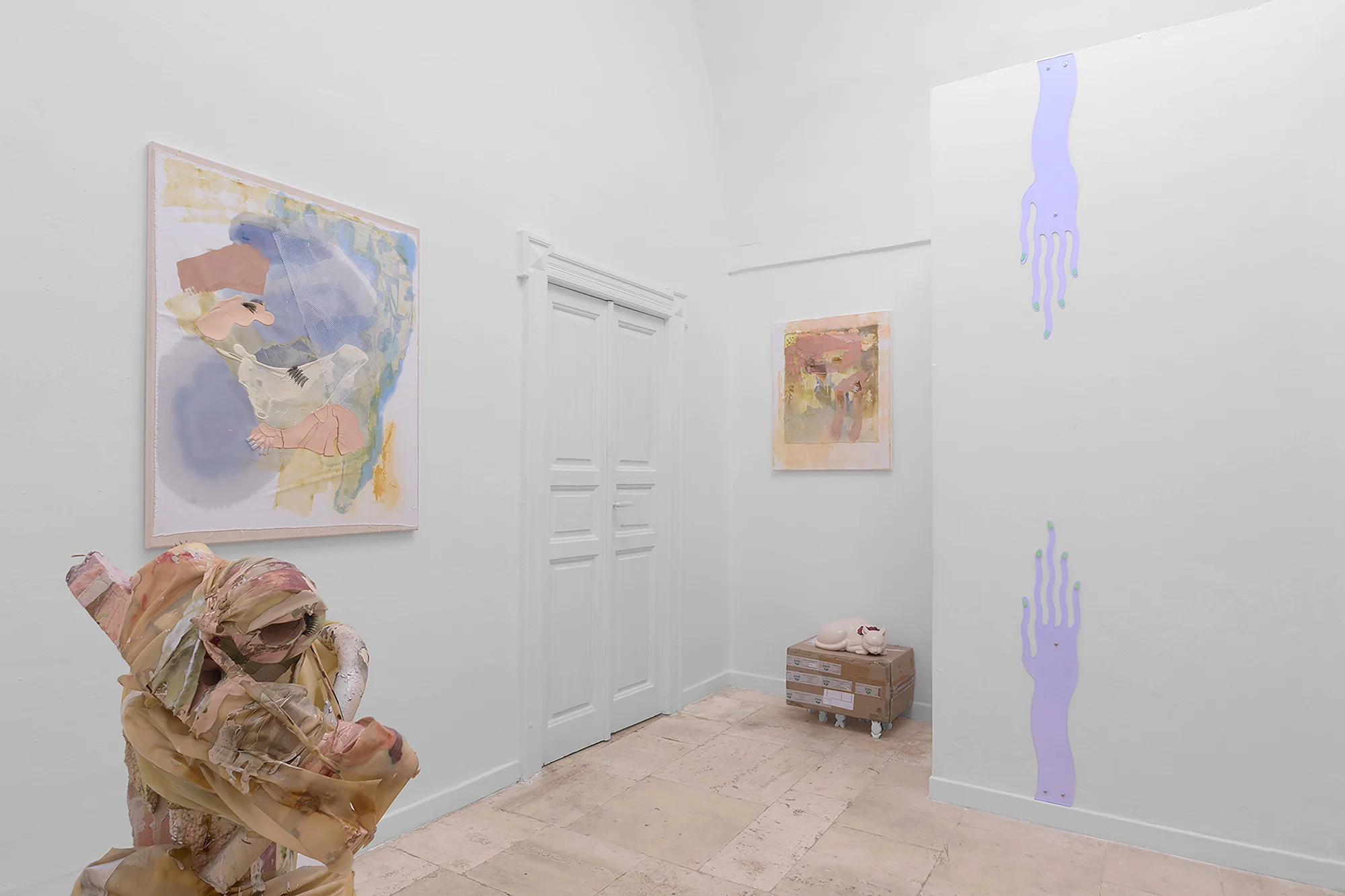 First I Have To Put My Face On installation view, 2018 
