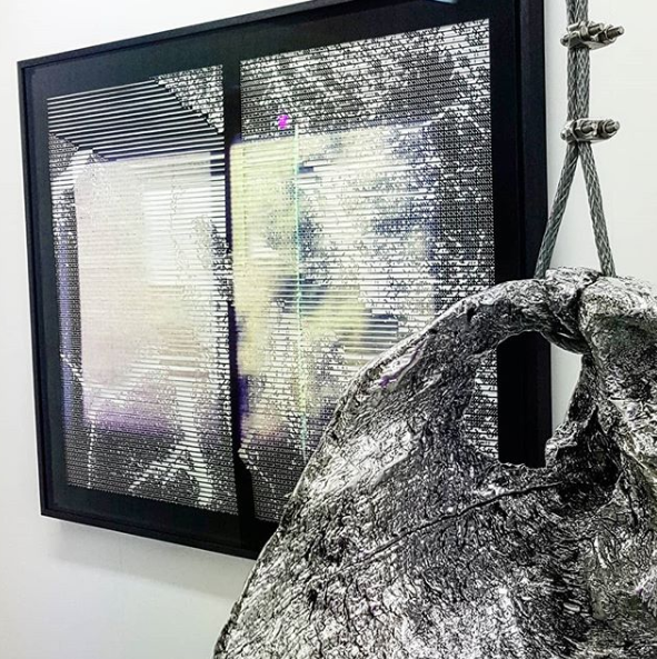 Vista de instalación de la obra de Samantha Lee