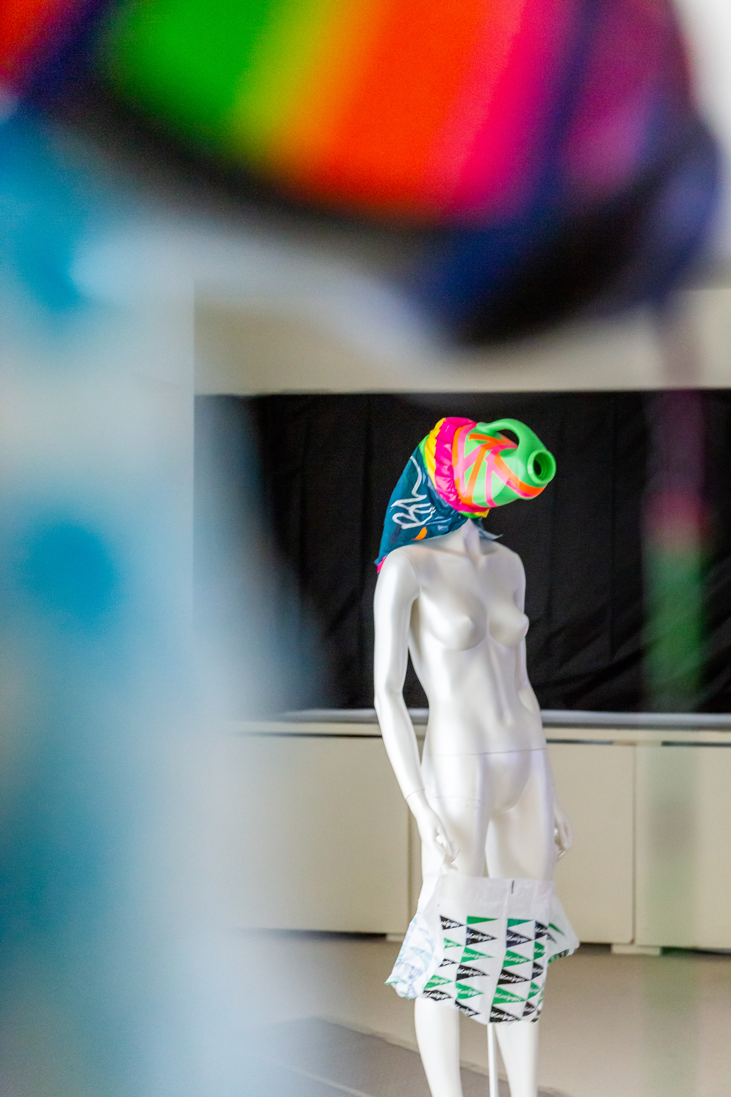Cheryl Donegan, Mask from The Janice Tapes Series, mixed media, variable dimensions, 2000-2018.