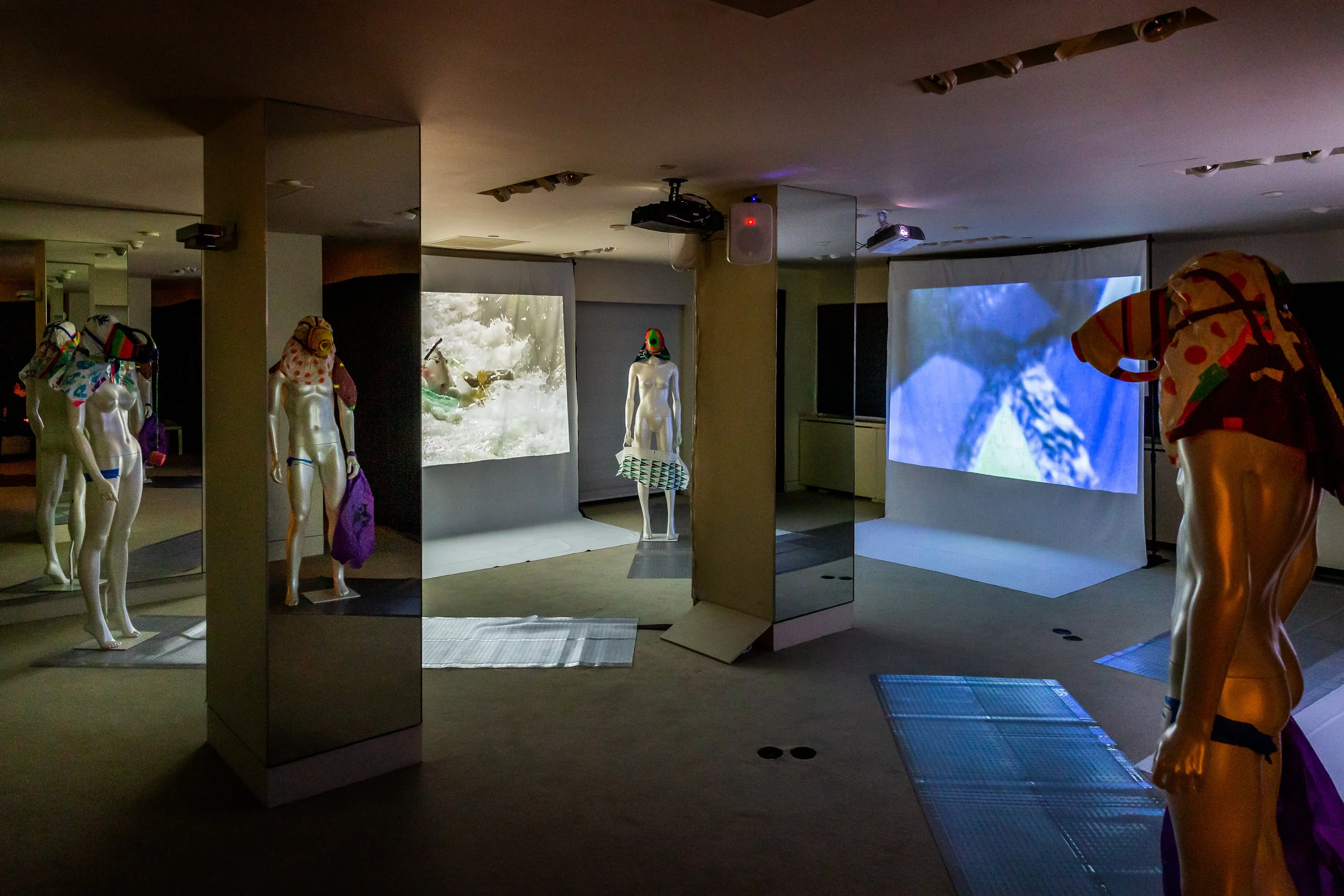 Cheryl Donegan, MODEL! PLEASURE! ARTIST! ALIVE! curated by Francesco Urbano Ragazzi, exhibition view.