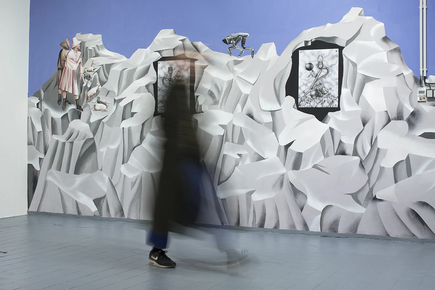 Installation view of the exhibition, ‘Extra-Planetary Commitment’, lítost gallery