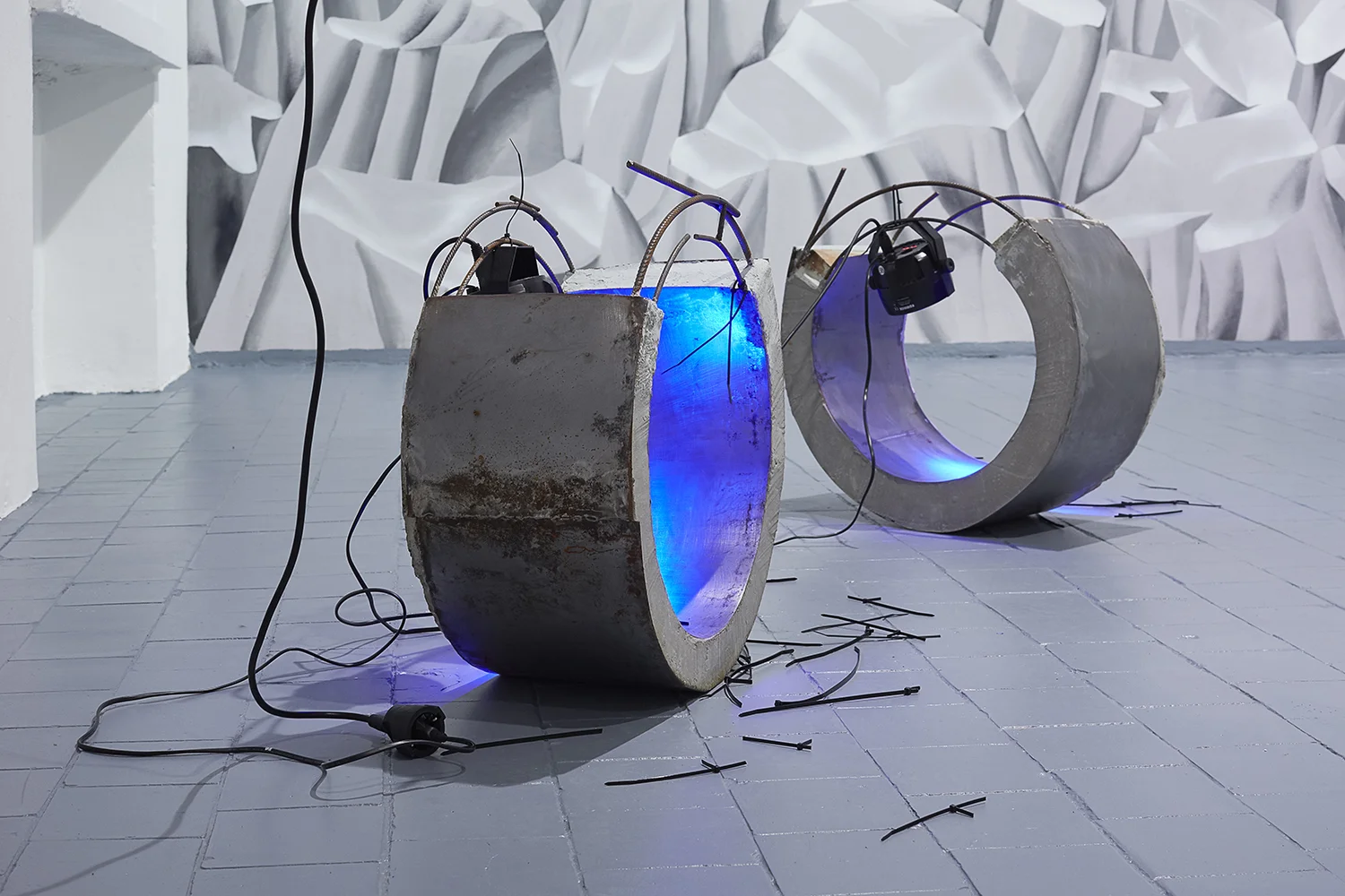 Installation view of the exhibition, ‘Extra-Planetary Commitment’, lítost gallery