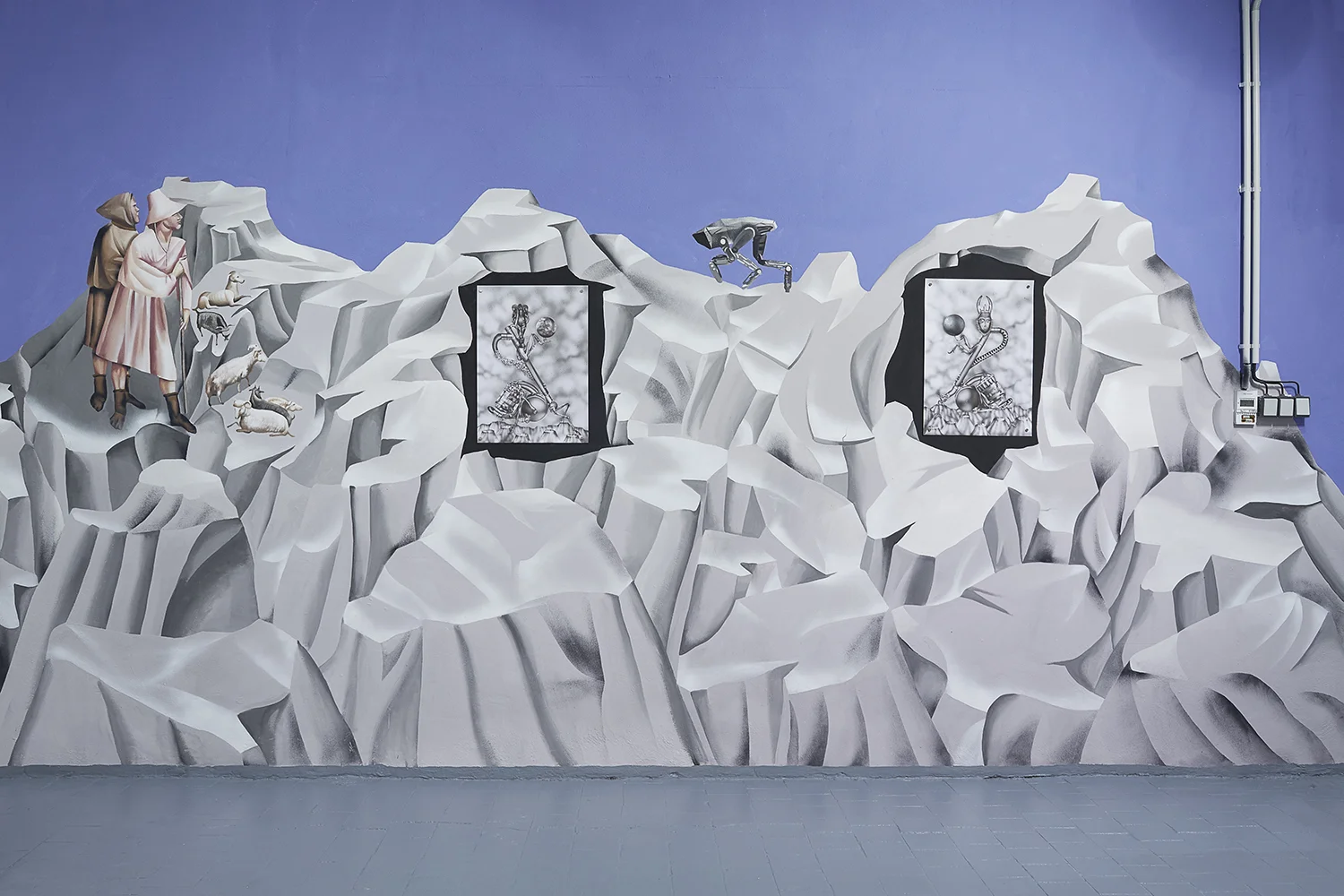 Installation view of the exhibition, ‘Extra-Planetary Commitment’, lítost gallery