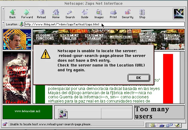 The EZLN in cyberspace